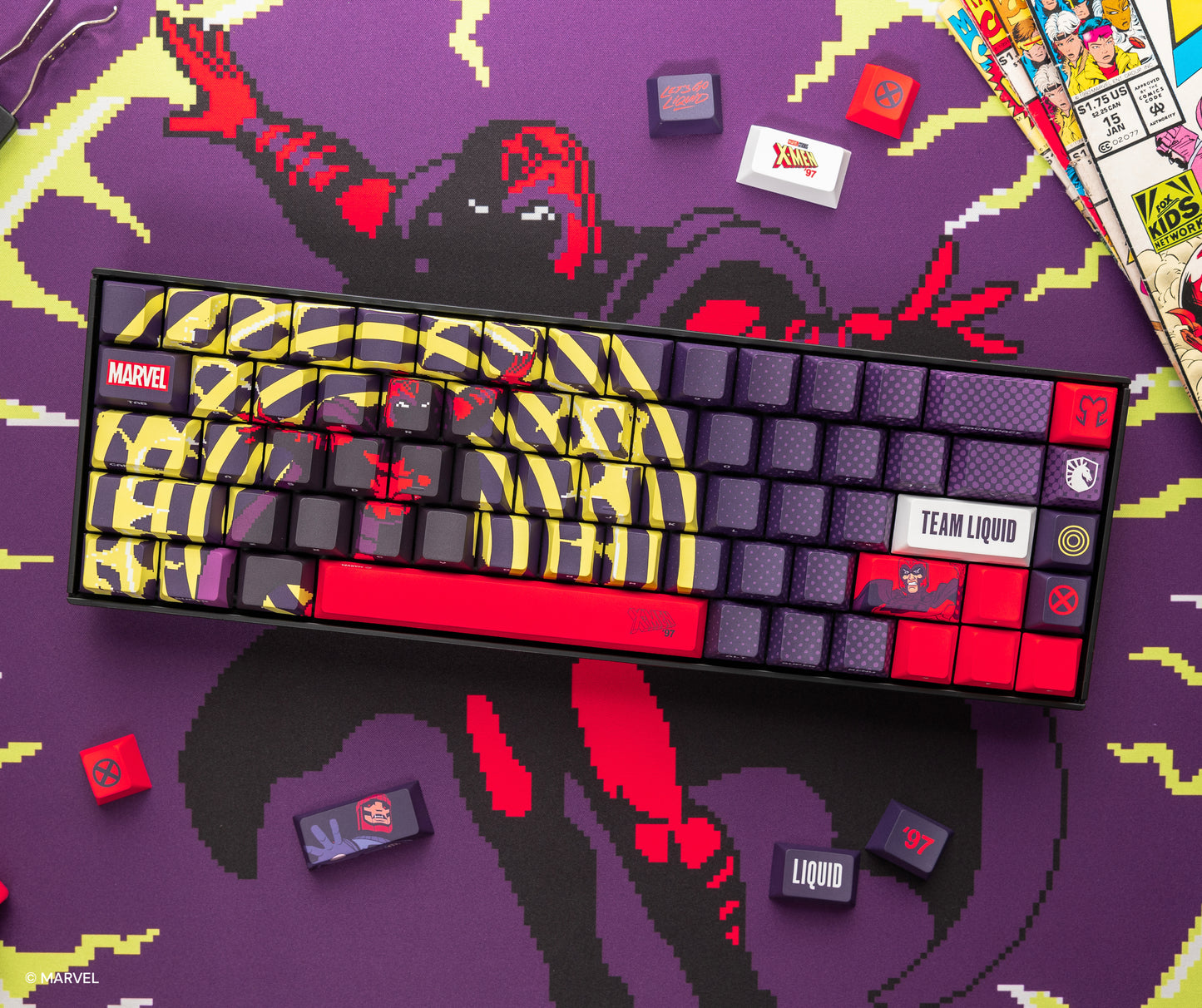 X-MEN '97 MAGNETO 8-BIT MOUSEPAD - Team Liquid