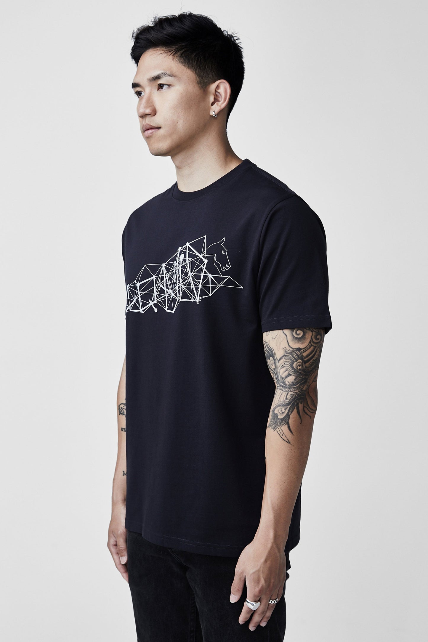 TEAM LIQUID WIREFRAME SHORT SLEEVE TEE - NAVY - Team Liquid