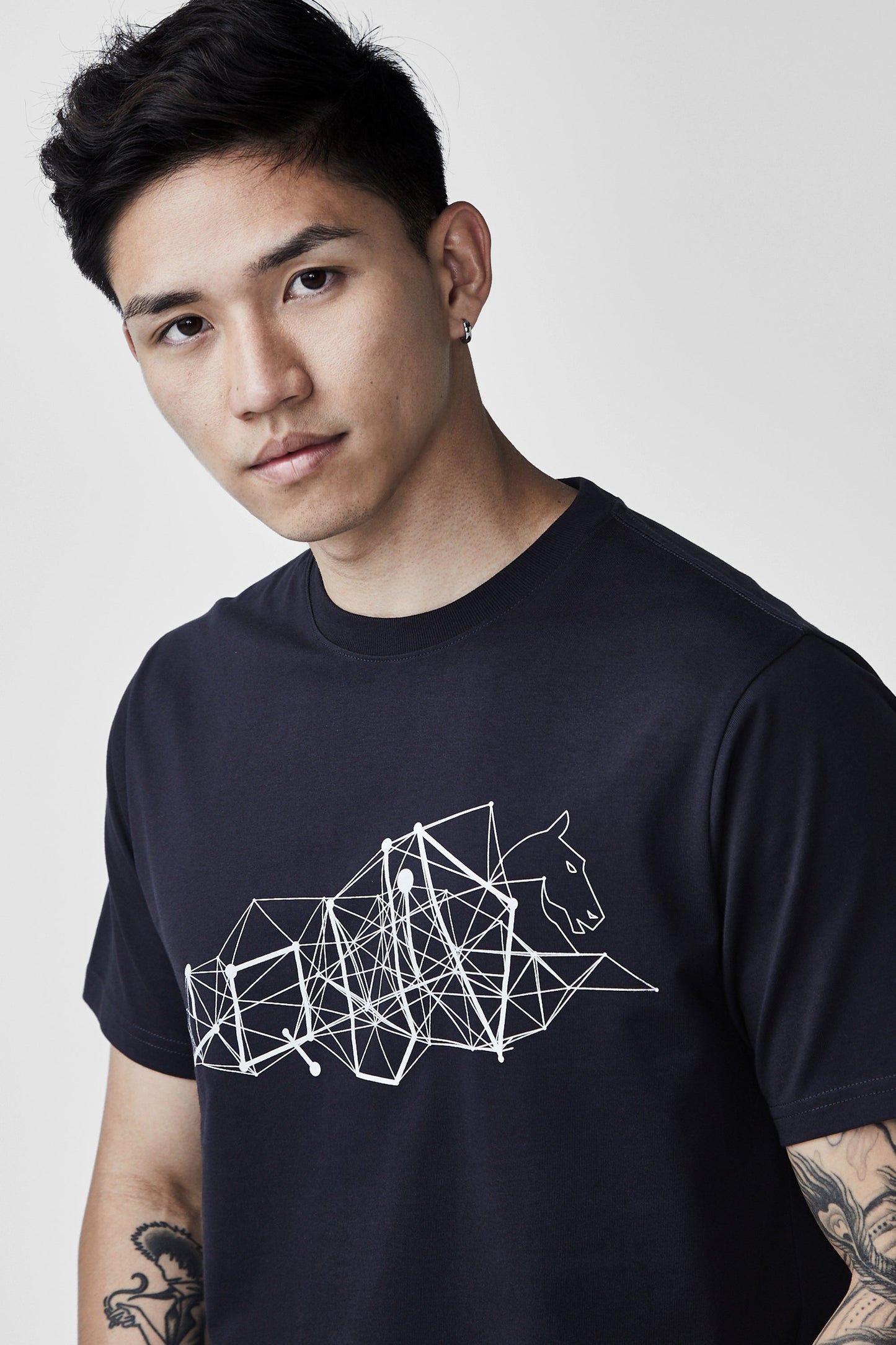 TEAM LIQUID WIREFRAME SHORT SLEEVE TEE - NAVY - Team Liquid