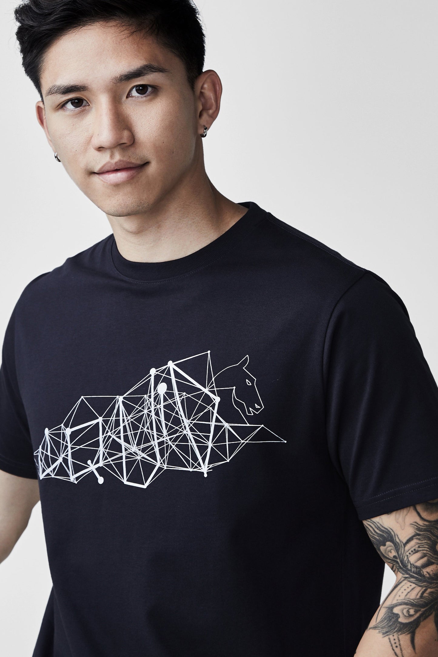 TEAM LIQUID WIREFRAME SHORT SLEEVE TEE - NAVY - Team Liquid