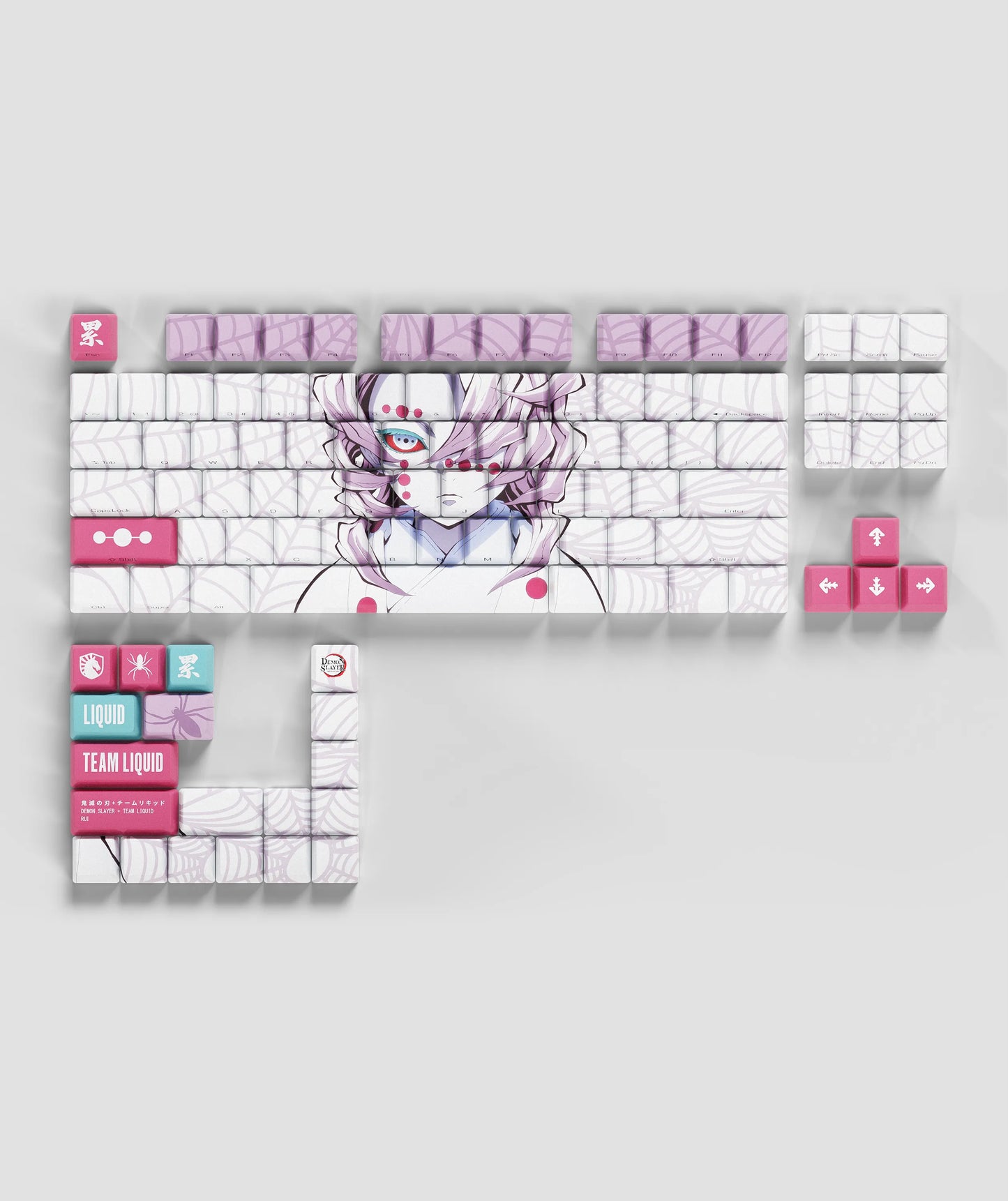DEMON SLAYER RUI FULL ART KEYCAP SET - Team Liquid