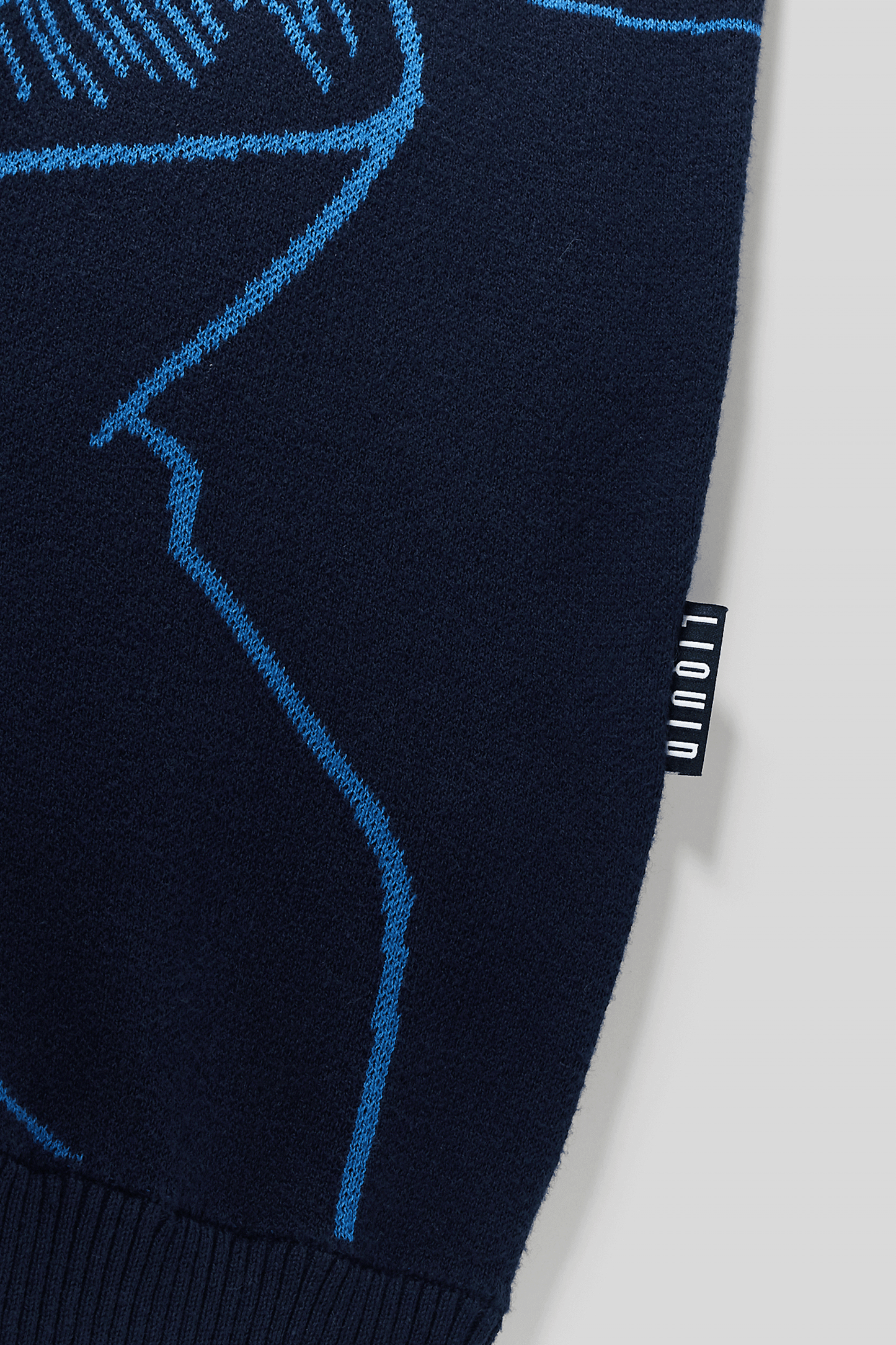 LIQUID x NARUTO 20Y SASUKE DISTRESSED KNIT SWEATER - Team Liquid