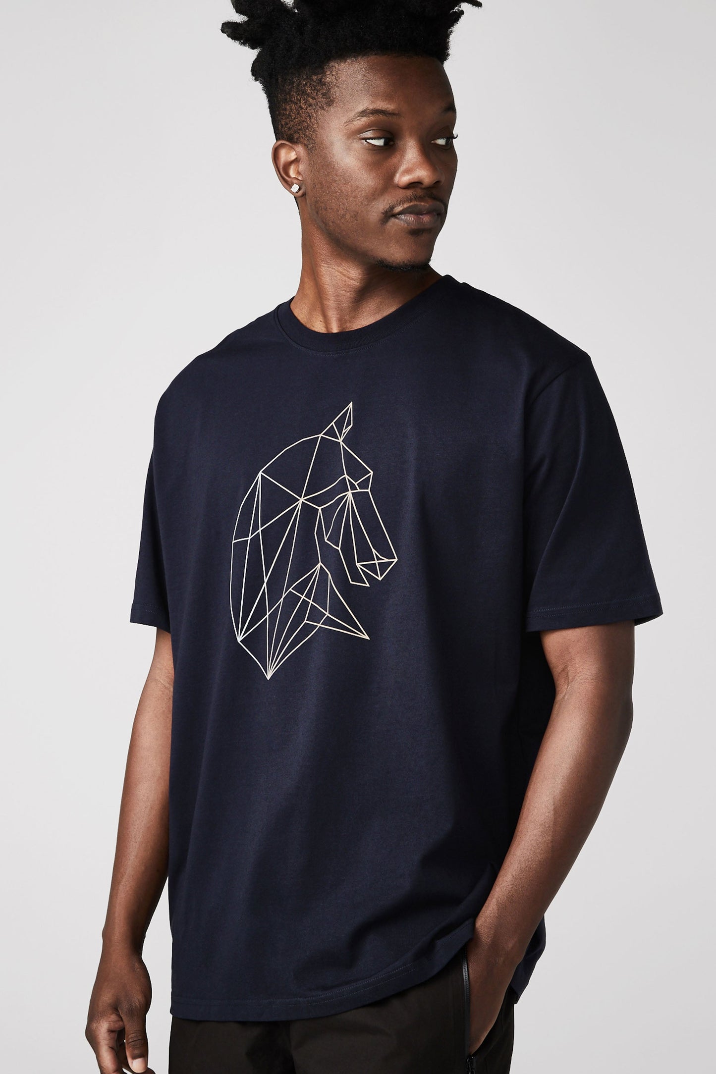 CAVALO SHORT SLEEVE TEE - NAVY - Team Liquid