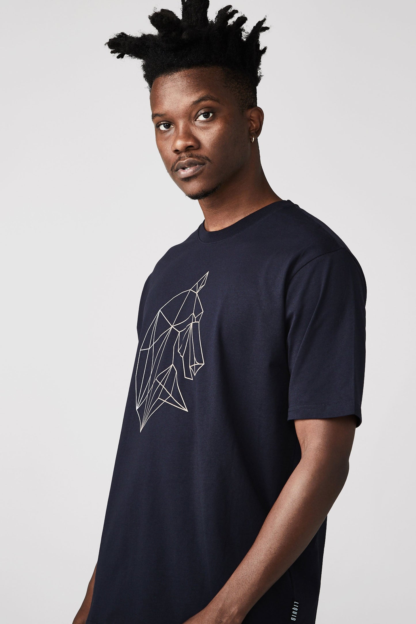 CAVALO SHORT SLEEVE TEE - NAVY - Team Liquid