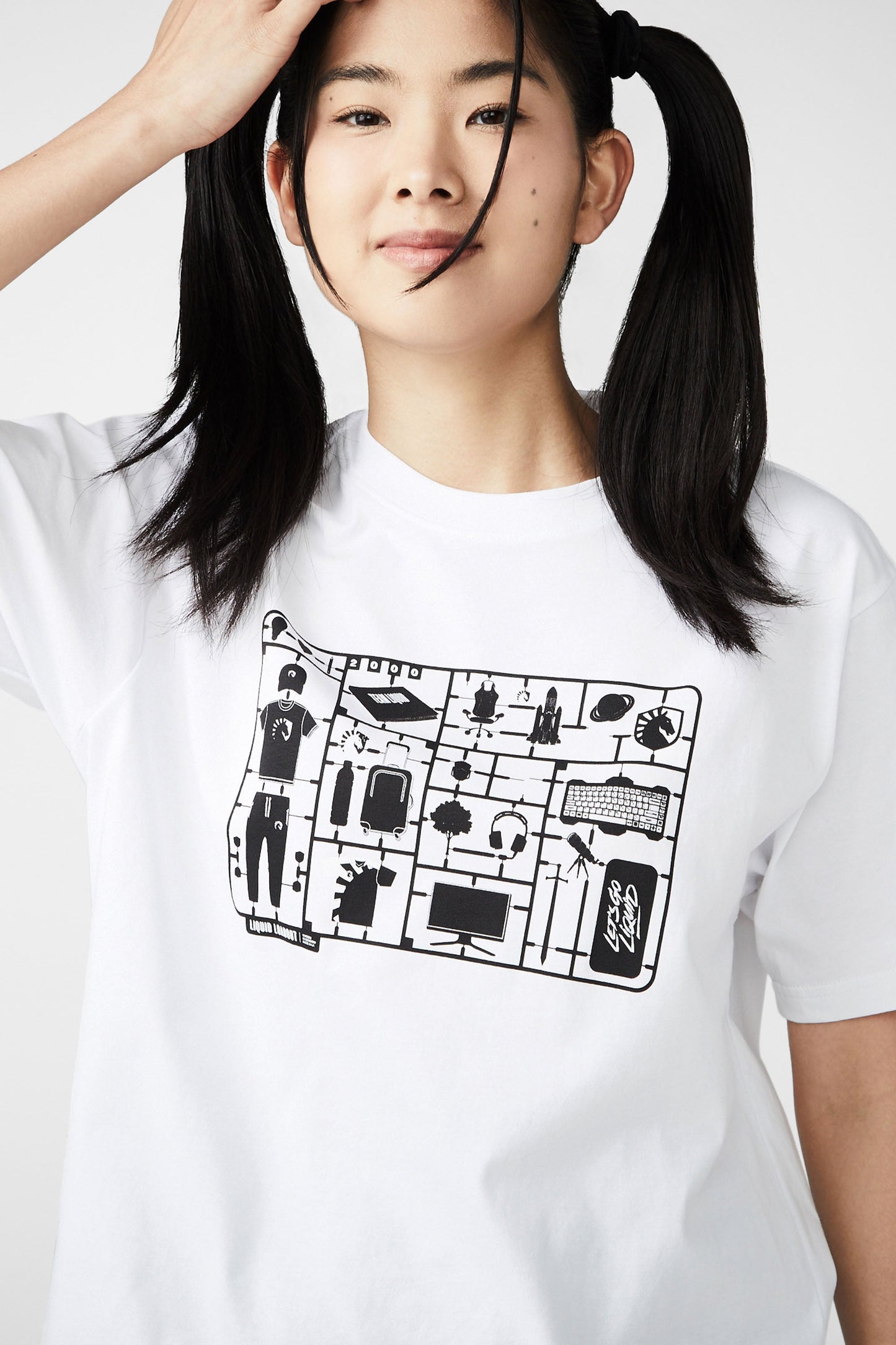 LIQUID LOADOUT SHORT SLEEVE TEE - WHITE - Team Liquid