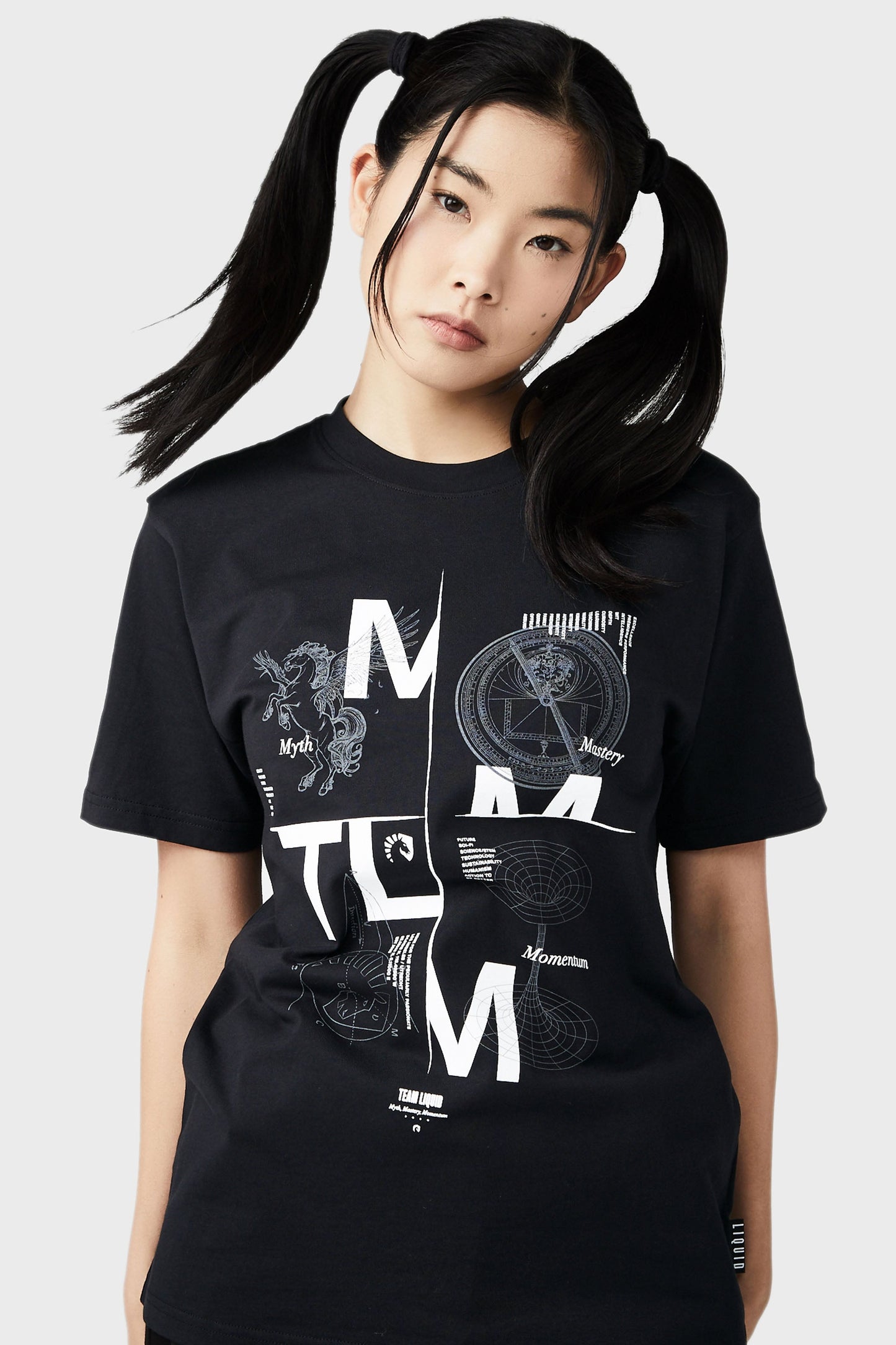 MYTH MASTERY MOMENTUM SHORT SLEEVE TEE - BLACK - Team Liquid