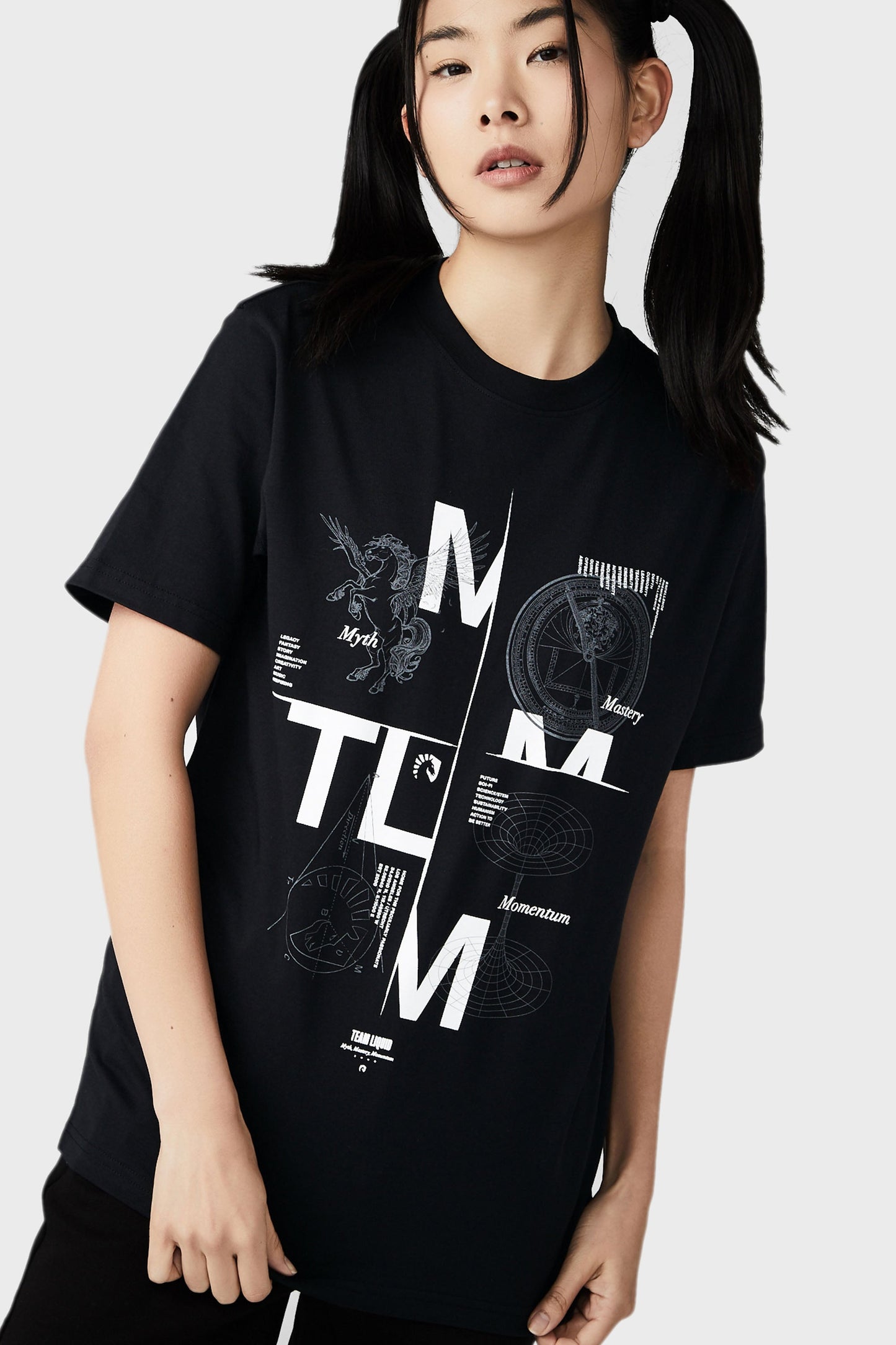 MYTH MASTERY MOMENTUM SHORT SLEEVE TEE - BLACK - Team Liquid