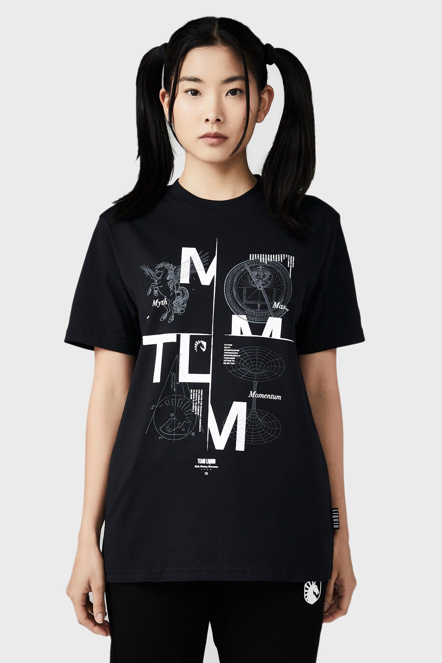 MYTH MASTERY MOMENTUM SHORT SLEEVE TEE - BLACK - Team Liquid