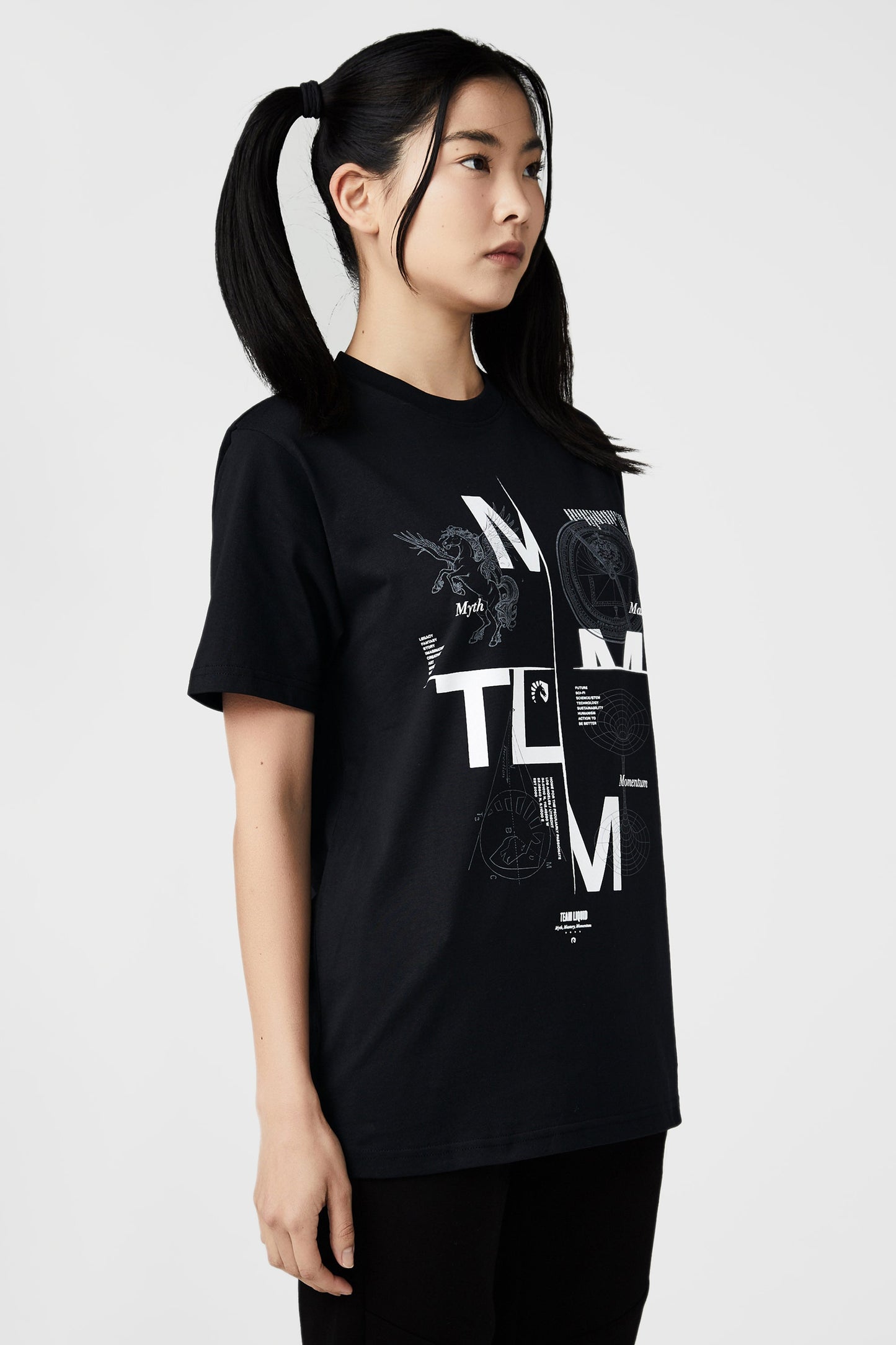 MYTH MASTERY MOMENTUM SHORT SLEEVE TEE - BLACK - Team Liquid