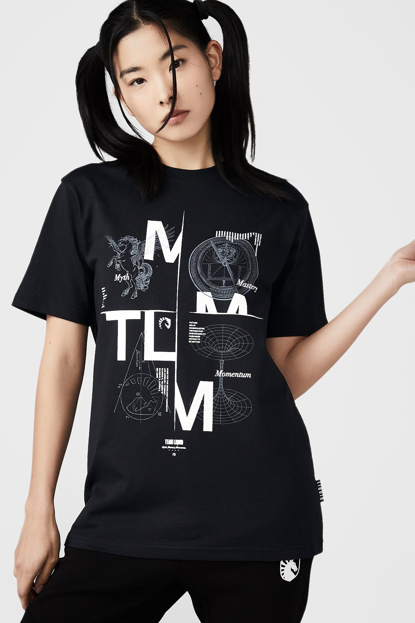 MYTH MASTERY MOMENTUM SHORT SLEEVE TEE - BLACK - Team Liquid