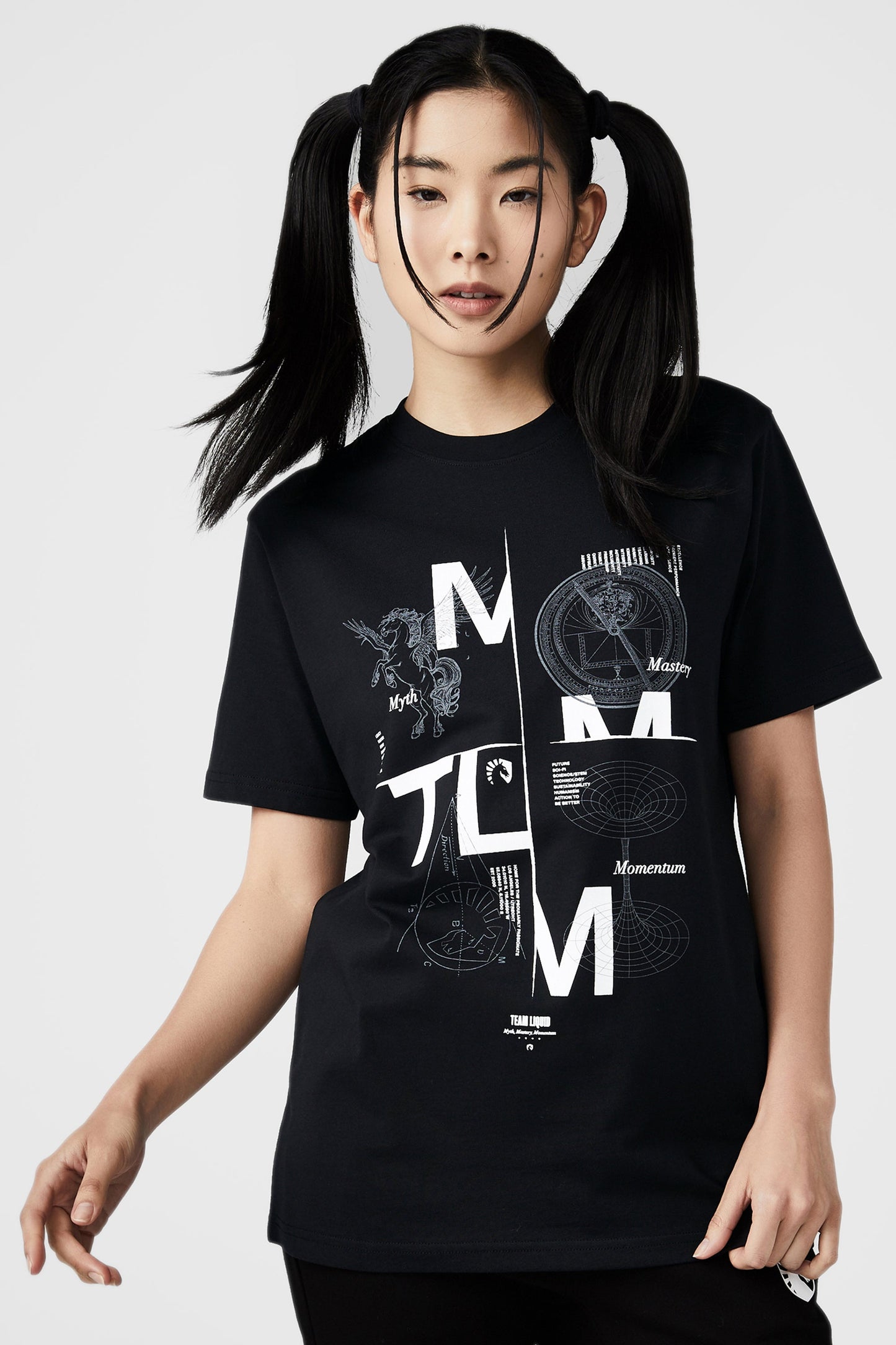 MYTH MASTERY MOMENTUM SHORT SLEEVE TEE - BLACK - Team Liquid