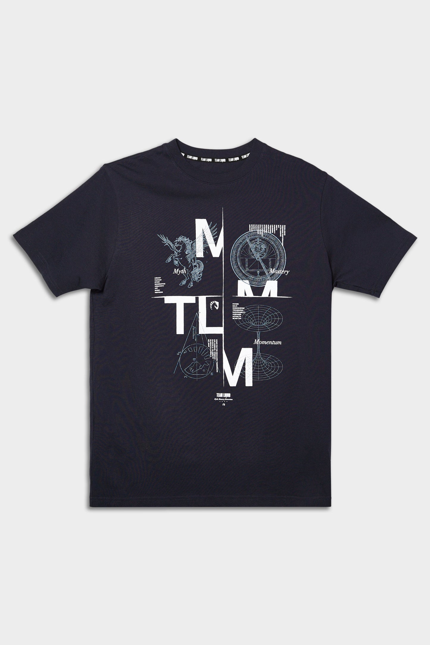 MYTH MASTERY MOMENTUM SHORT SLEEVE TEE - NAVY - Team Liquid