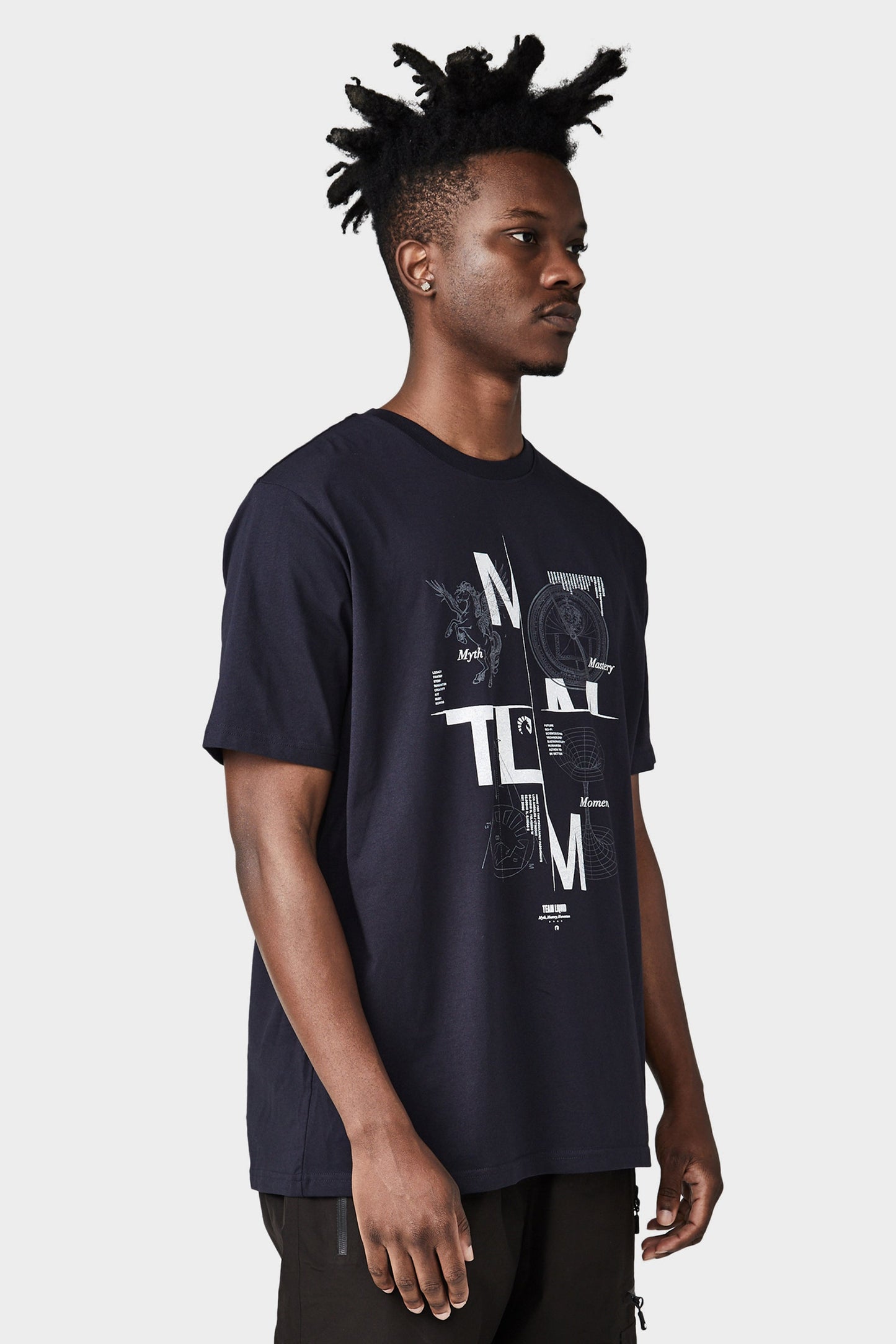 MYTH MASTERY MOMENTUM SHORT SLEEVE TEE - NAVY - Team Liquid