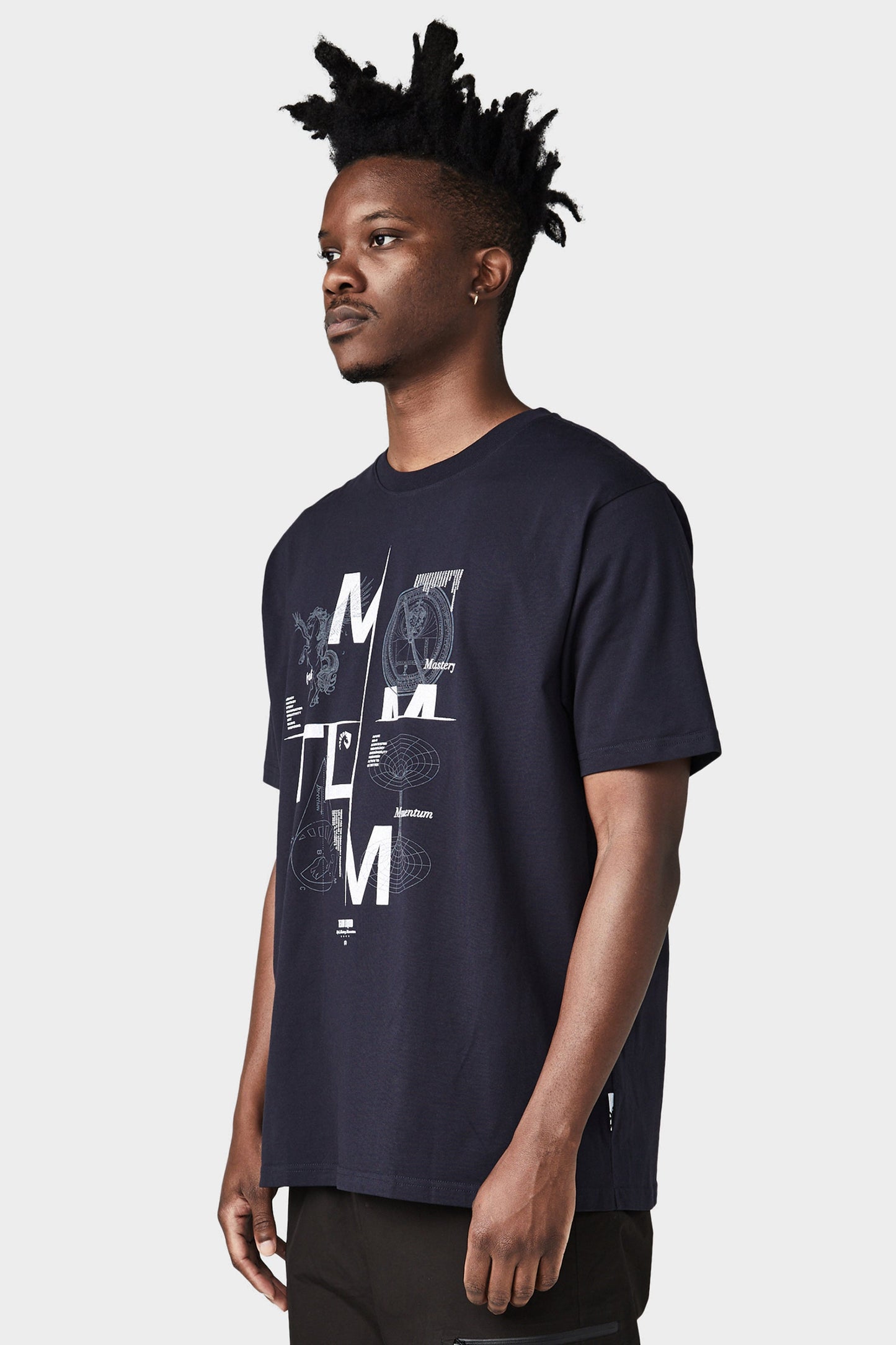 MYTH MASTERY MOMENTUM SHORT SLEEVE TEE - NAVY - Team Liquid