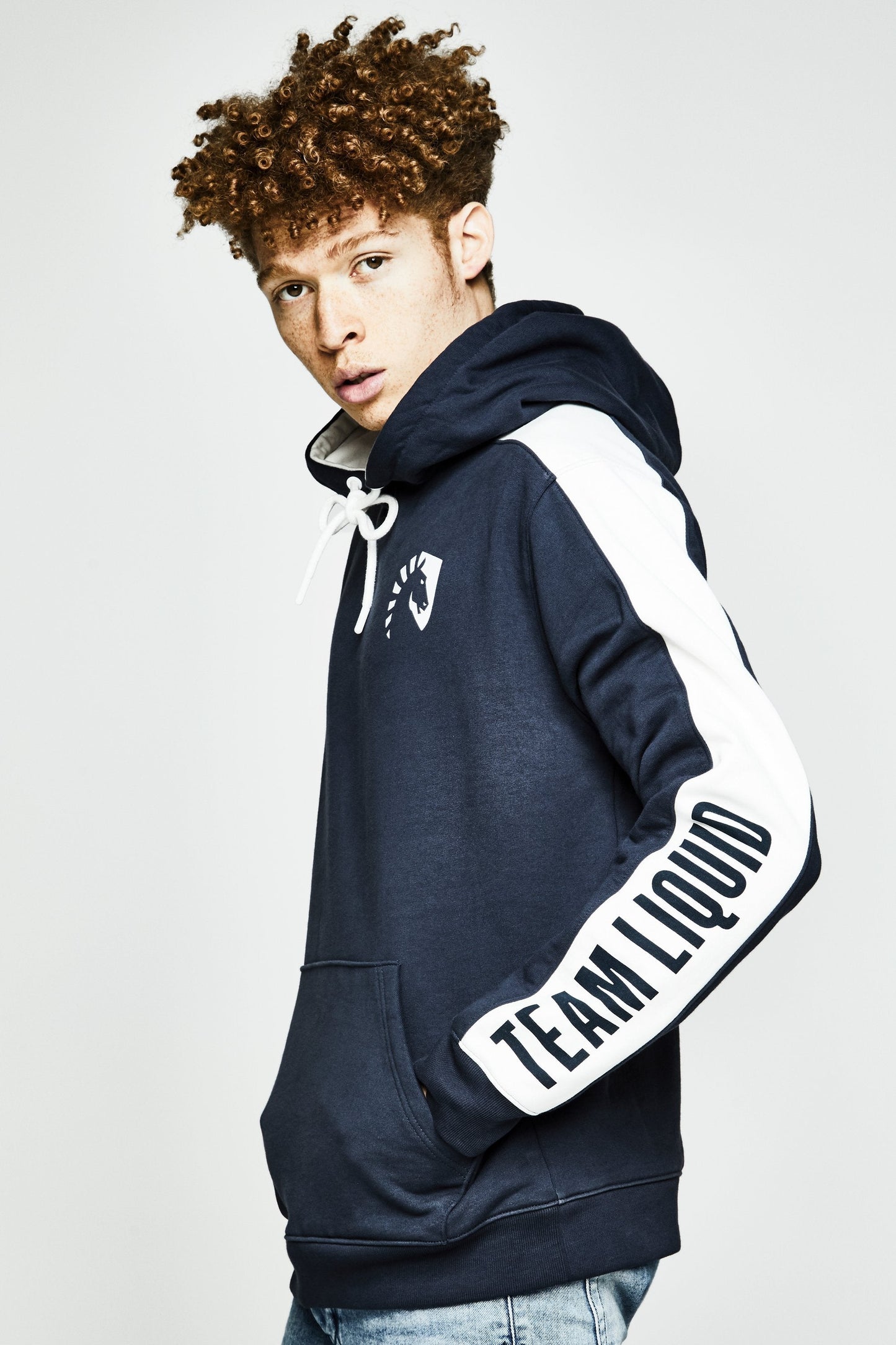LIQUID COLOR BLOCKING HOODIE - Team Liquid