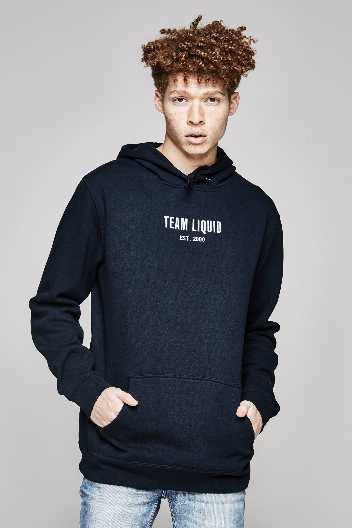 TEAM LIQUID ESTABLISHED HOODIE - NAVY - Team Liquid