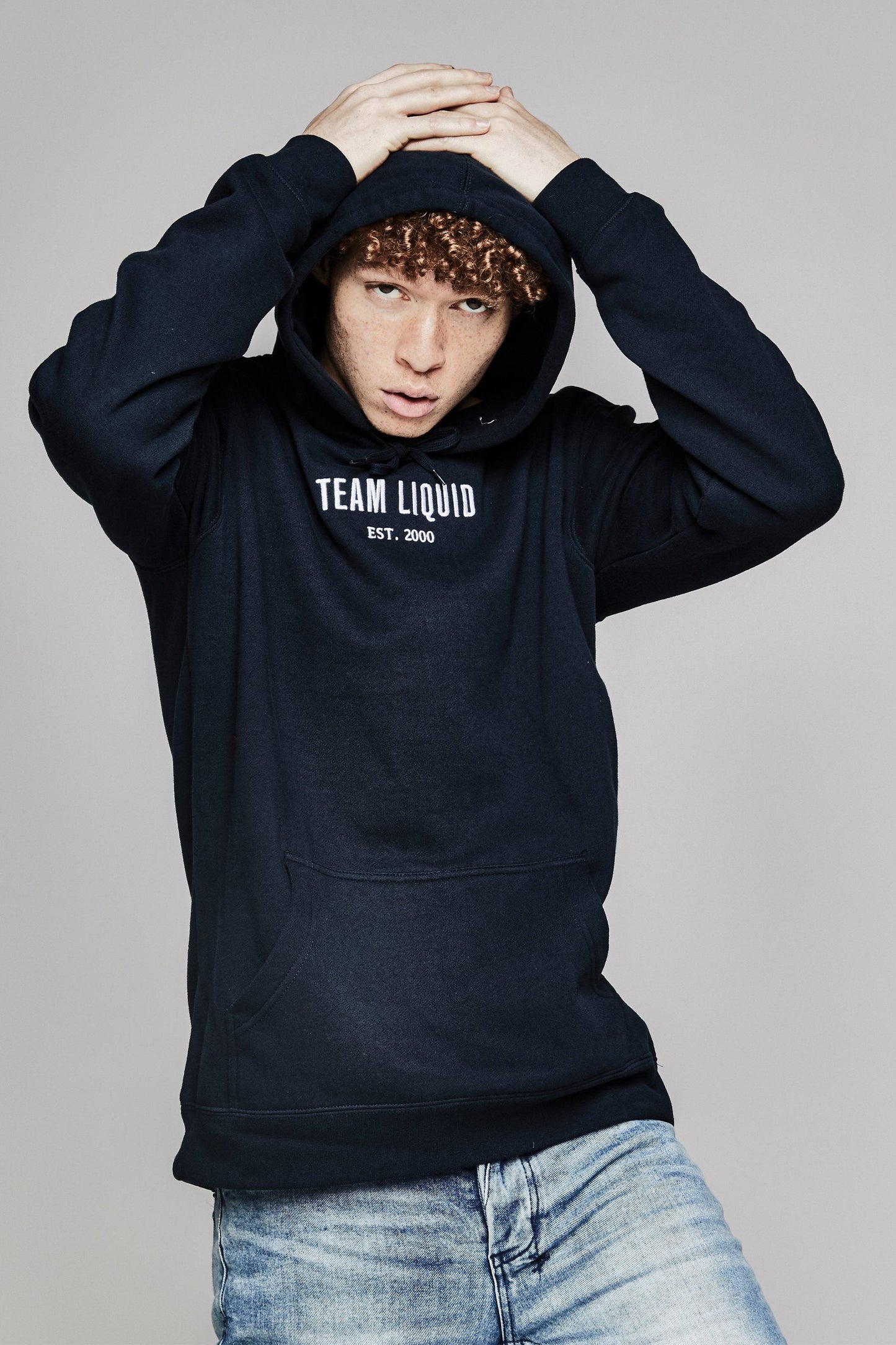 TEAM LIQUID ESTABLISHED HOODIE - NAVY - Team Liquid