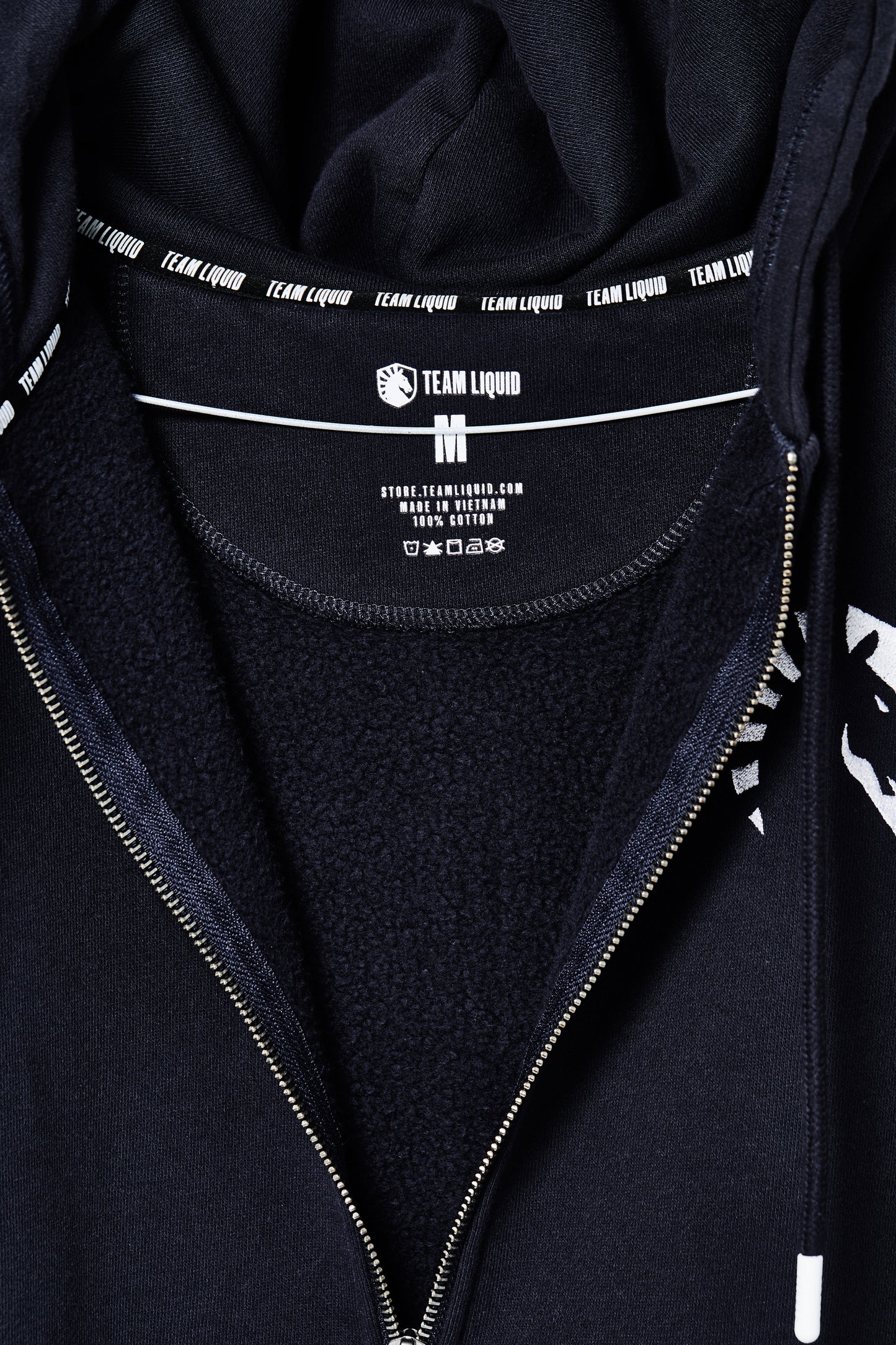 LIQUID CREST ZIP UP HOODIE - Team Liquid