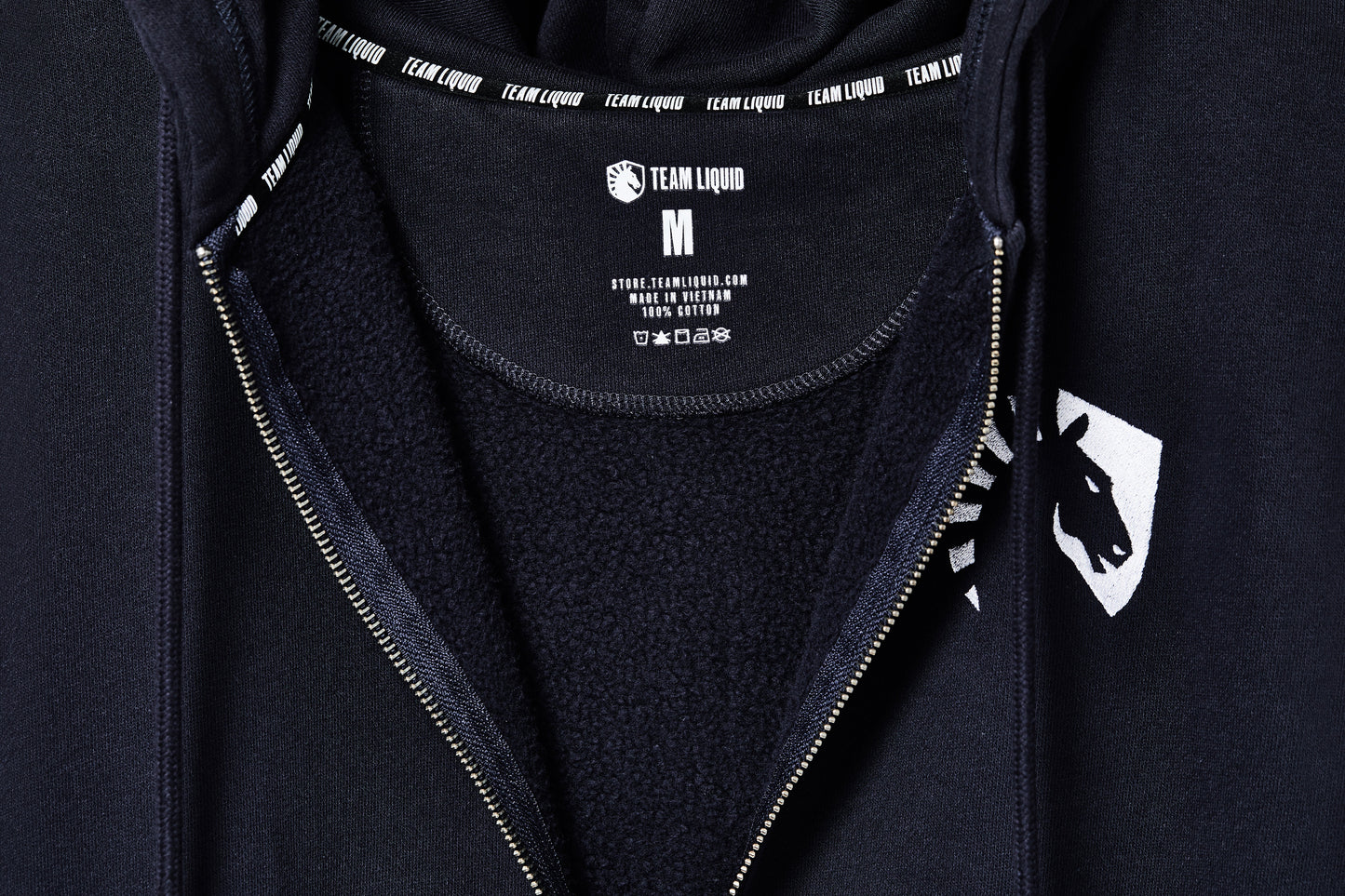 LIQUID CREST ZIP UP HOODIE - Team Liquid