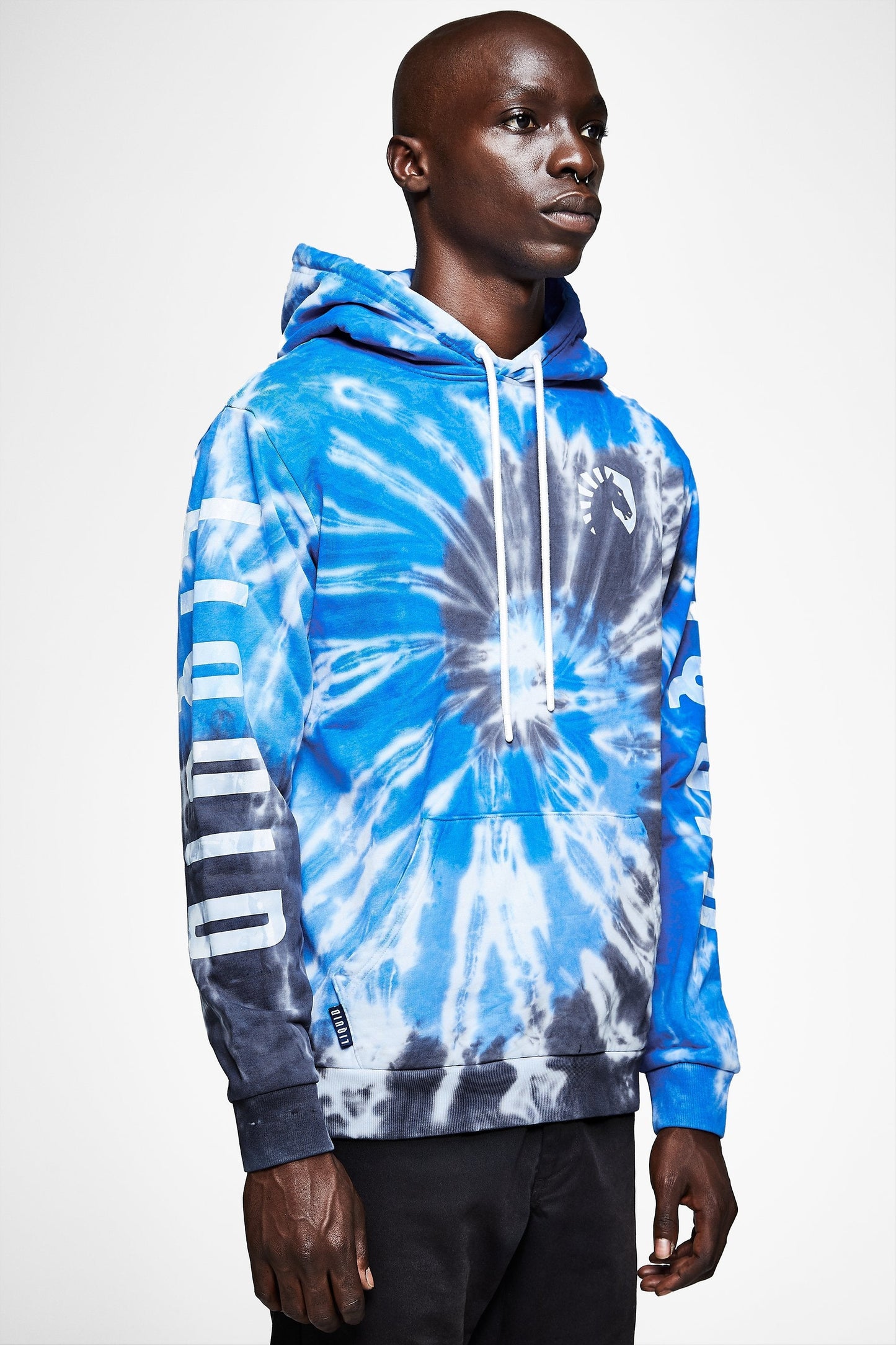 LIQUID HERITAGE SPIRAL TIE DYE PULLOVER HOODIE - Team Liquid