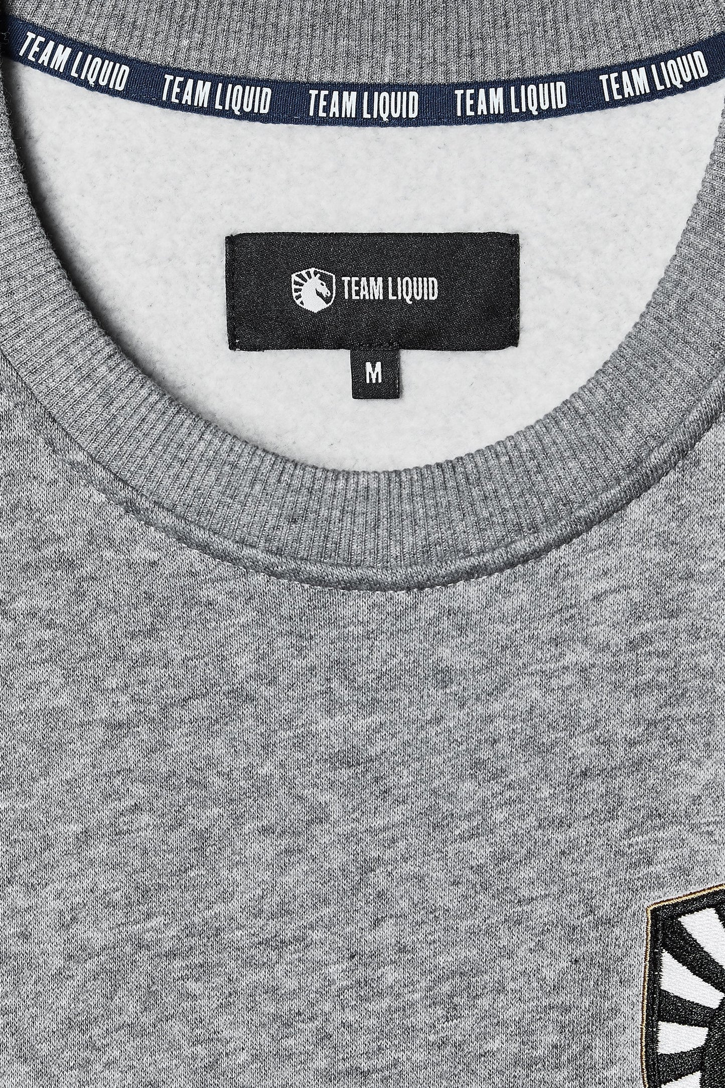 LIQUID CITY CREWNECK SWEATSHIRT - GREY HEATHER - Team Liquid