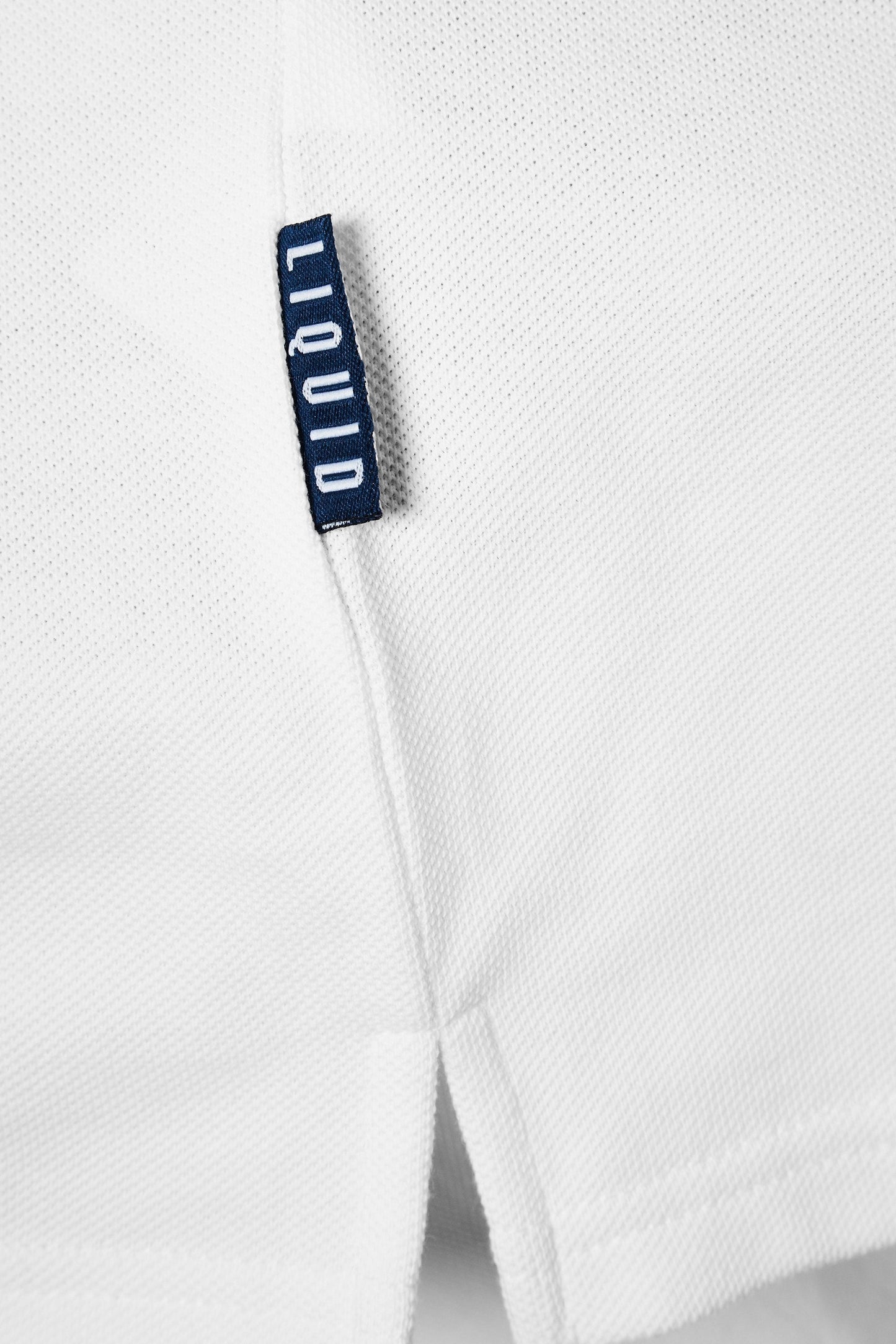 LIQUID HERITAGE SHORT SLEEVE POLO - WHITE - Team Liquid