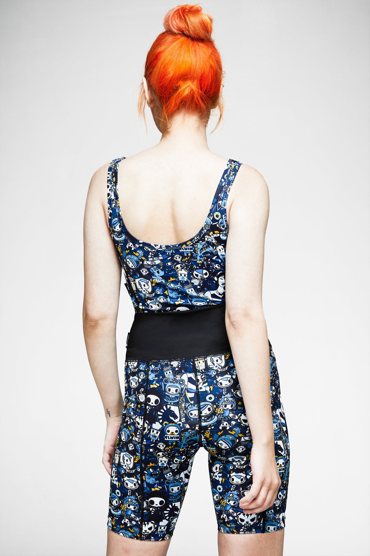 TOKIDOKI x LIQUID WOMENS ATHLETIC PATTERN BIKE SHORTS - MULTI - Team Liquid