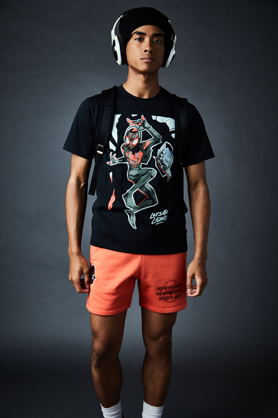 LIQUID X MARVEL MILES MORALES SHORT SLEEVE TEE - Team Liquid