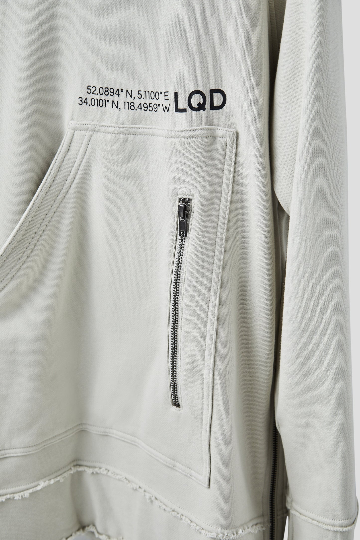 LQD V3 SQUARE POCKET HOODIE - BONE - Team Liquid