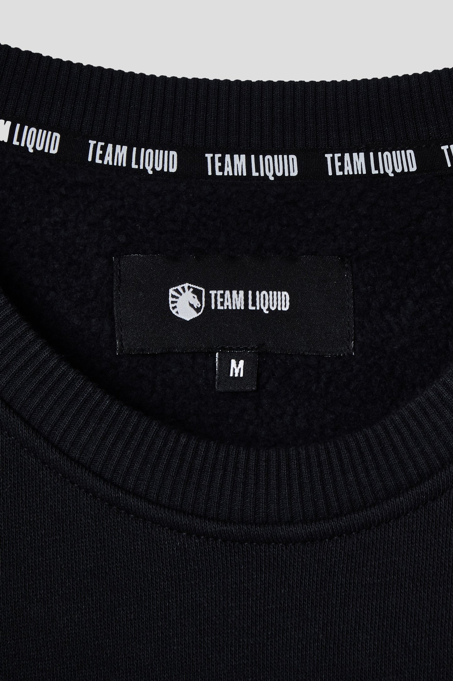 LIQUID CITY CREWNECK SWEATSHIRT - BLACK - Team Liquid