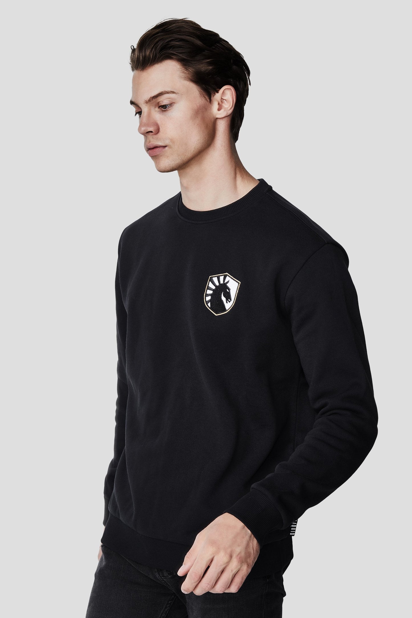 LIQUID CITY CREWNECK SWEATSHIRT - BLACK - Team Liquid