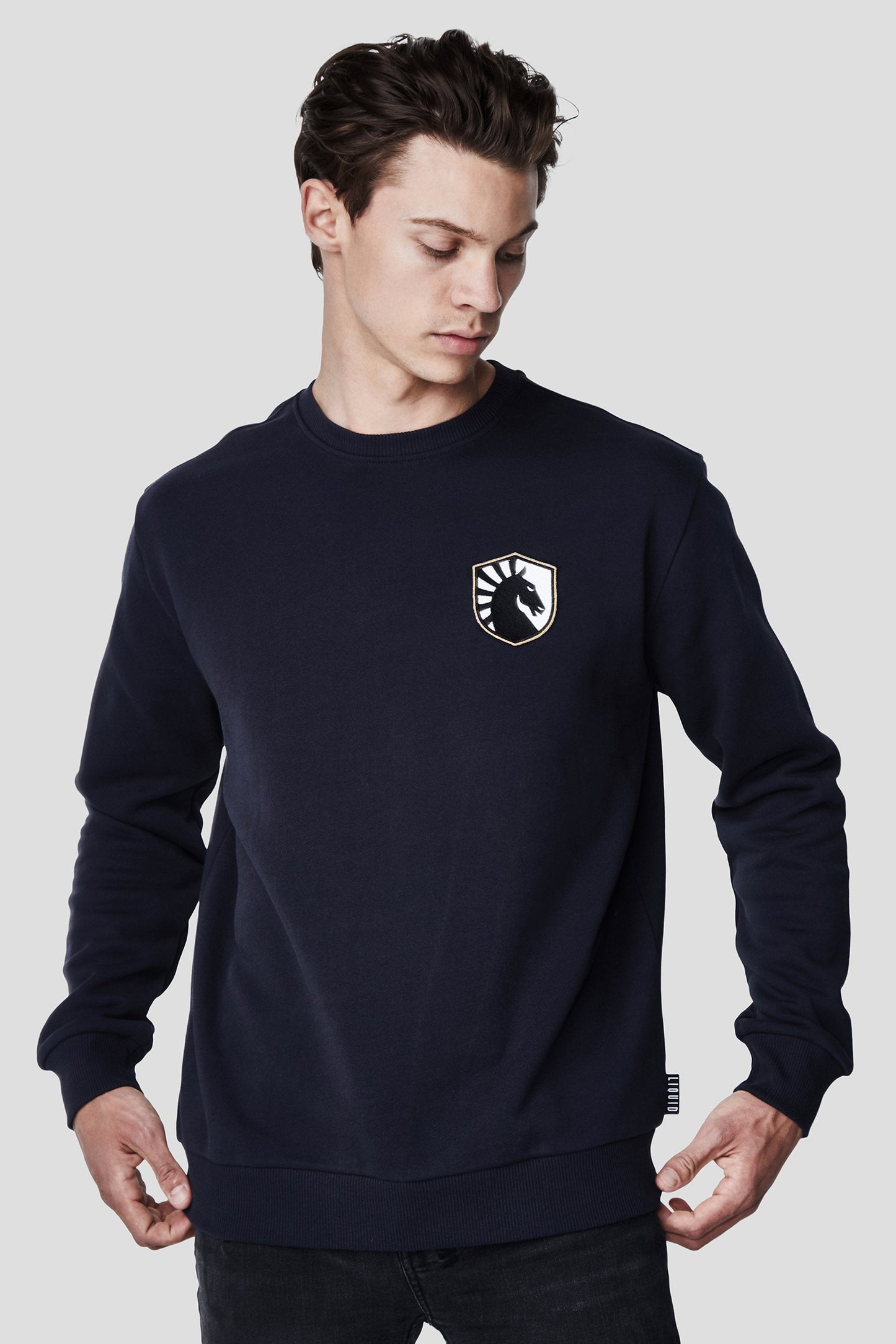 LIQUID CITY CREWNECK SWEATSHIRT - NAVY - Team Liquid