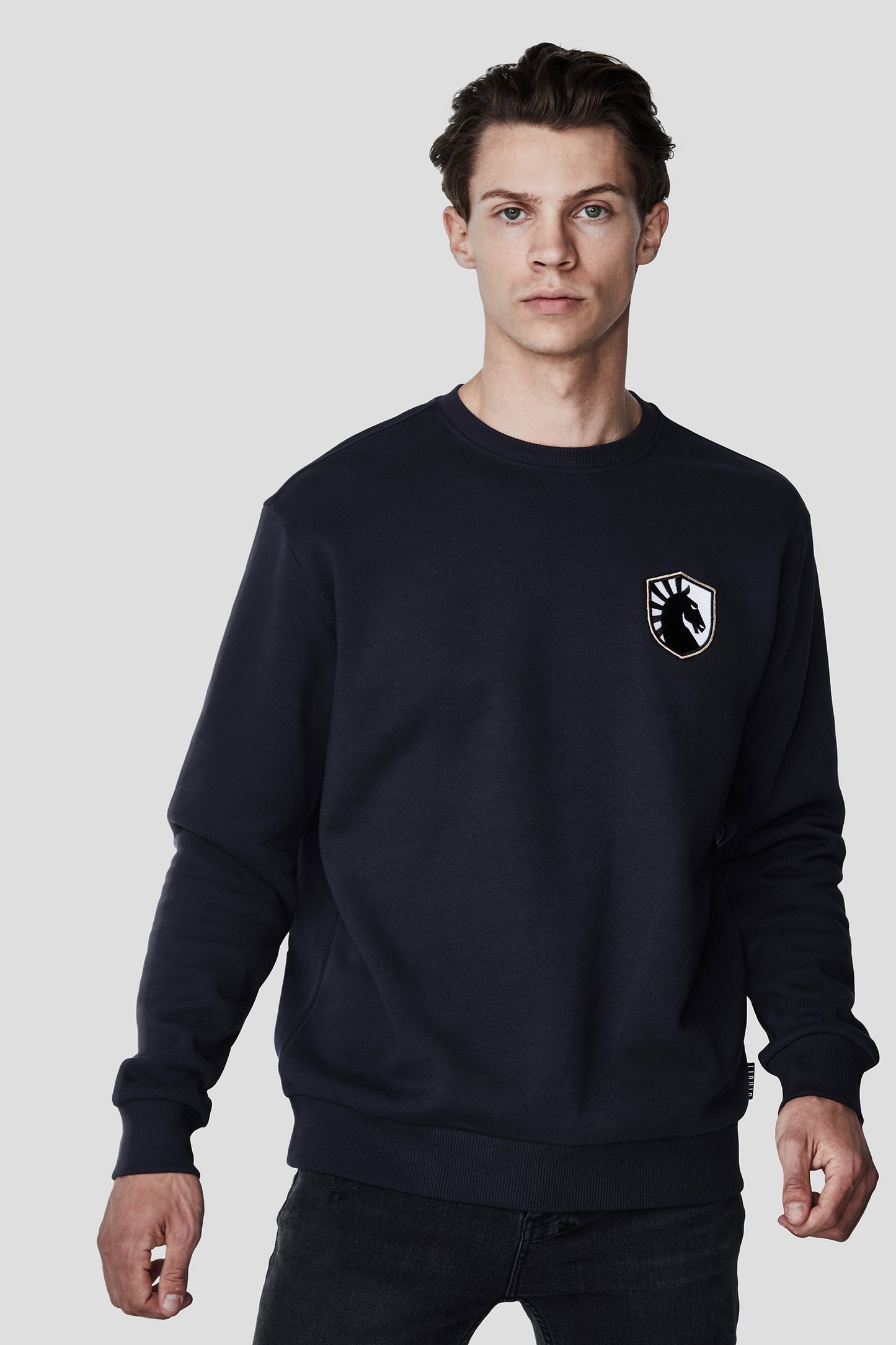 LIQUID CITY CREWNECK SWEATSHIRT - NAVY - Team Liquid