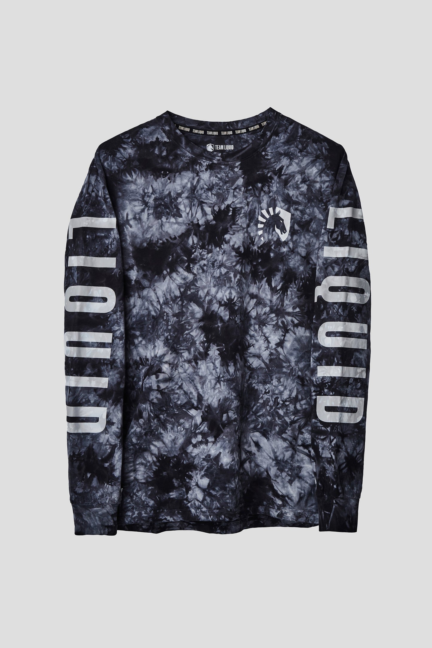 LIQUID HERITAGE LONG SLEEVE TEE - BLACK CRYSTAL WASH - Team Liquid