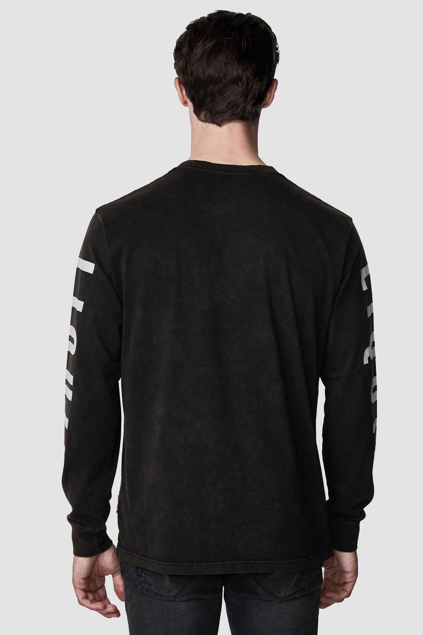 LIQUID HERITAGE LONG SLEEVE TEE - BLACK MINERAL WASH - Team Liquid