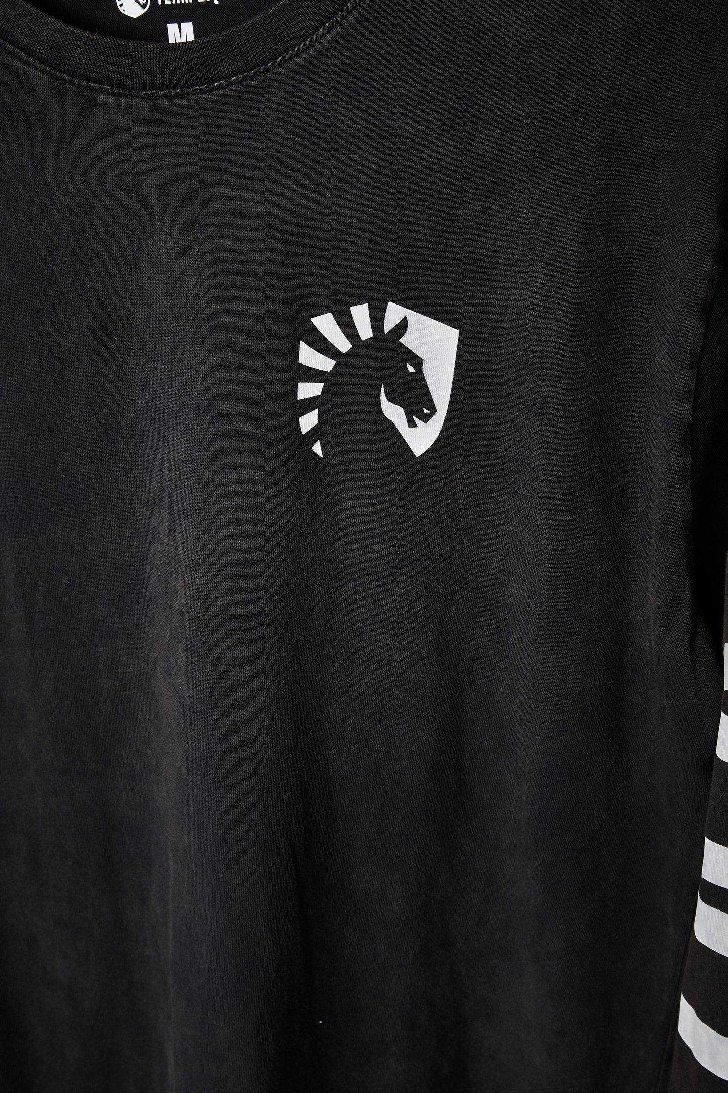 LIQUID HERITAGE LONG SLEEVE TEE - BLACK MINERAL WASH - Team Liquid