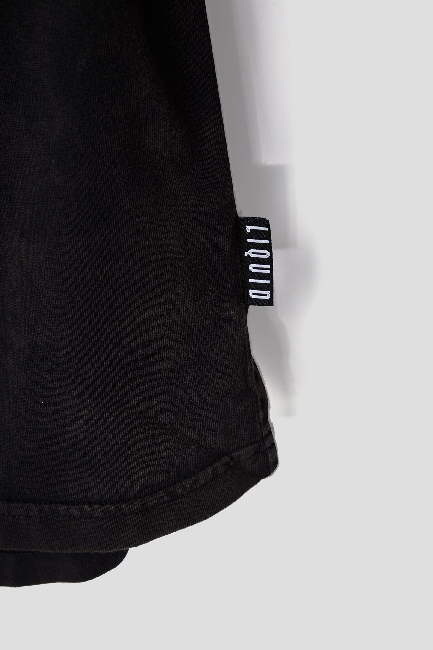 LIQUID HERITAGE LONG SLEEVE TEE - BLACK MINERAL WASH - Team Liquid