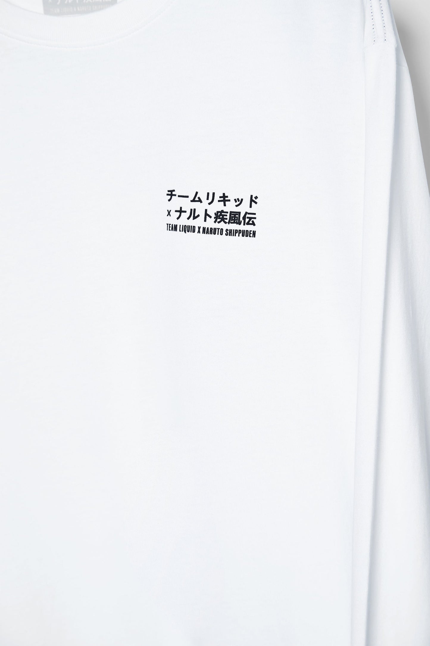 LIQUID x NARUTO LEAF VILLAGE LONG SLEEVE TEE - WHITE (PRE-ORDER) - Team Liquid