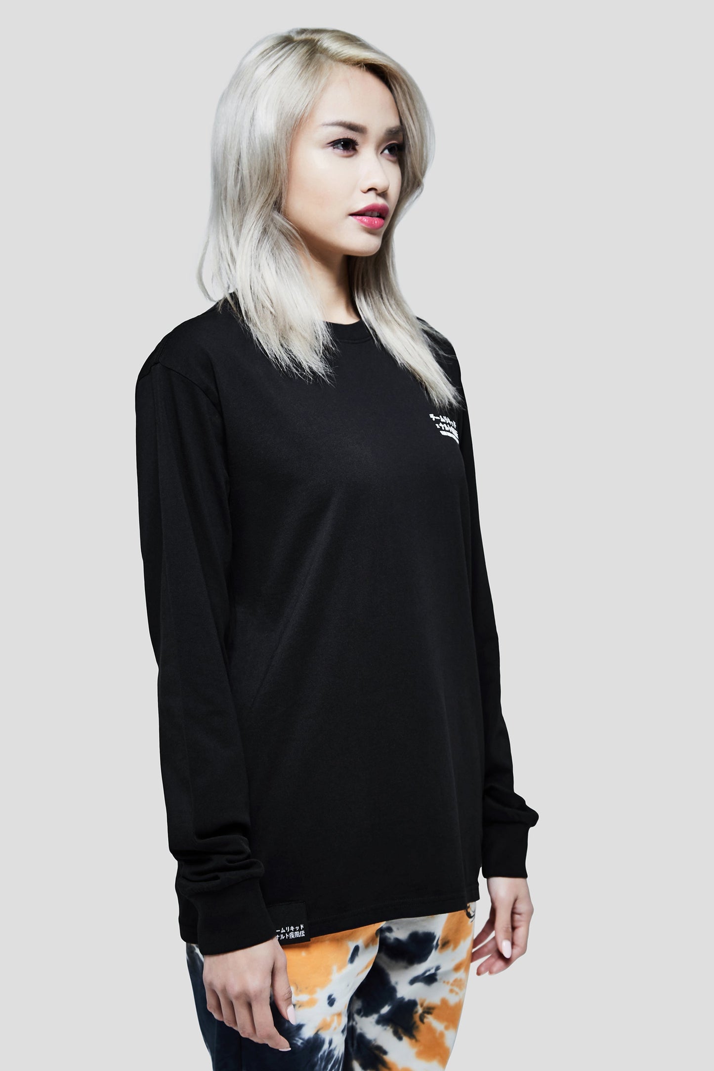 LIQUID x NARUTO LEAF VILLAGE LONG SLEEVE TEE - BLACK (PRE-ORDER) - Team Liquid