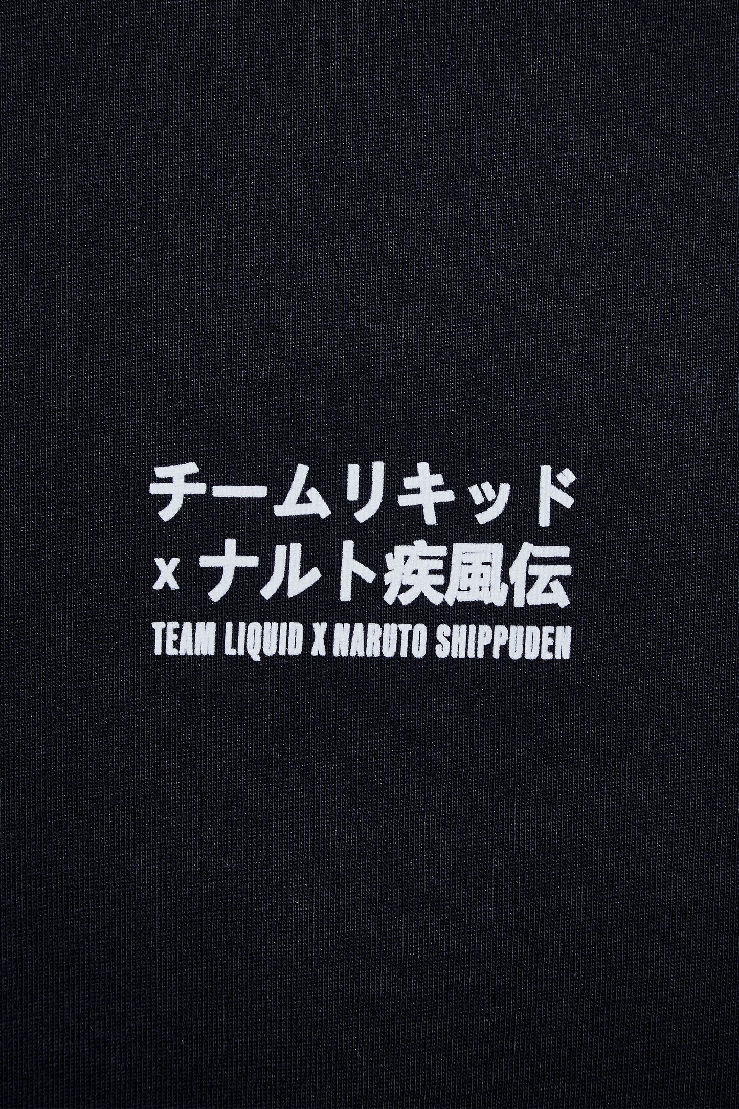 LIQUID x NARUTO LEAF VILLAGE LONG SLEEVE TEE - BLACK (PRE-ORDER) - Team Liquid