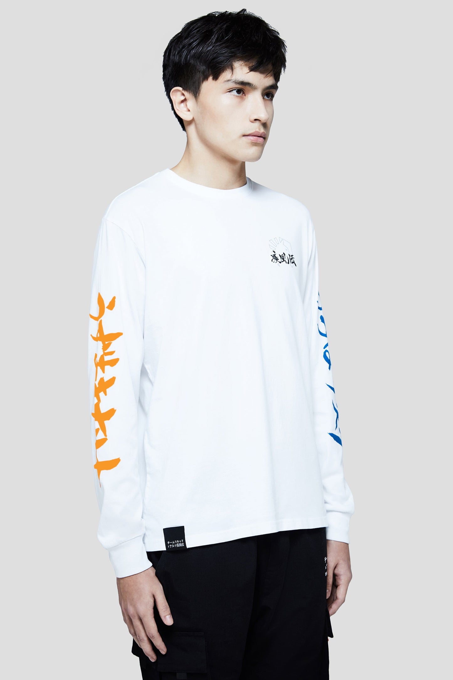 LIQUID x NARUTO VERSUS LONG SLEEVE TEE - WHITE (PRE-ORDER) - Team Liquid