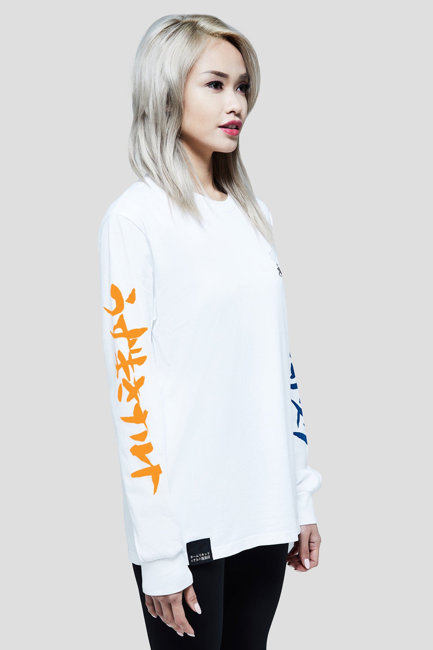 LIQUID x NARUTO VERSUS LONG SLEEVE TEE - WHITE (PRE-ORDER) - Team Liquid