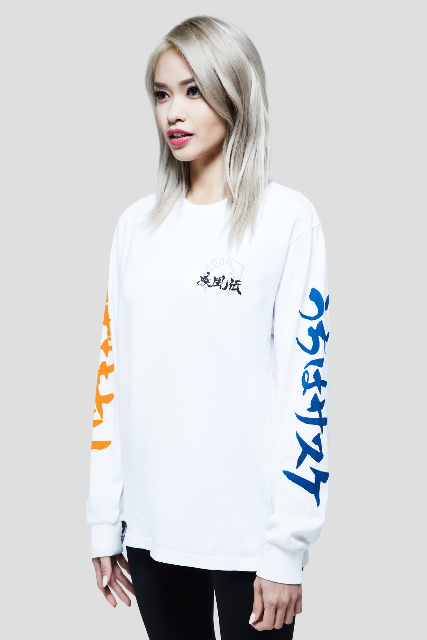LIQUID x NARUTO VERSUS LONG SLEEVE TEE - WHITE (PRE-ORDER) - Team Liquid