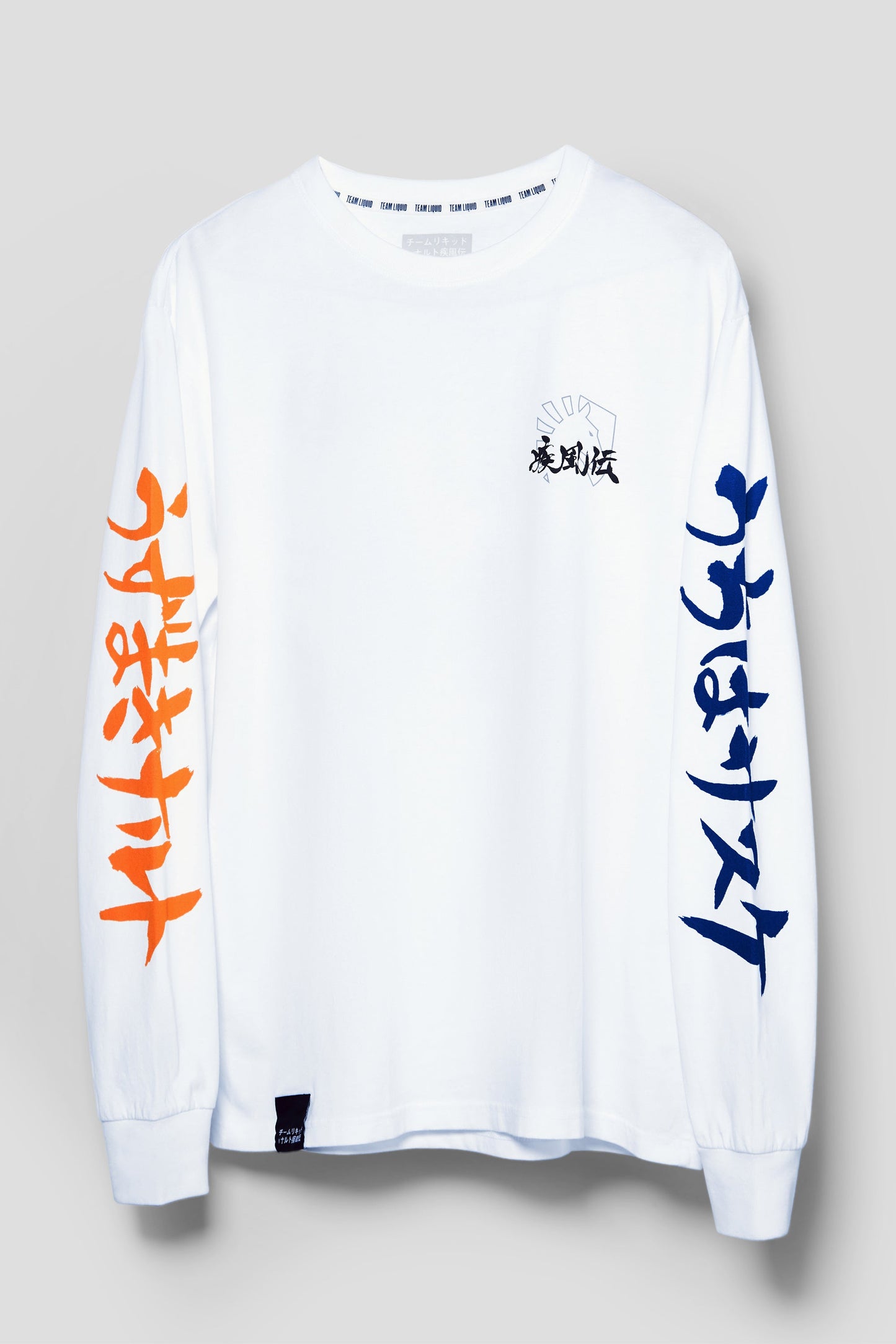 LIQUID x NARUTO VERSUS LONG SLEEVE TEE - WHITE (PRE-ORDER) - Team Liquid
