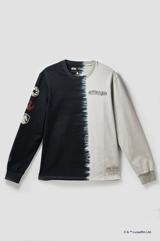 STAR WARS™ | TEAM LIQUID LIGHT VS DARK SPLIT DYE LONGSLEEVE