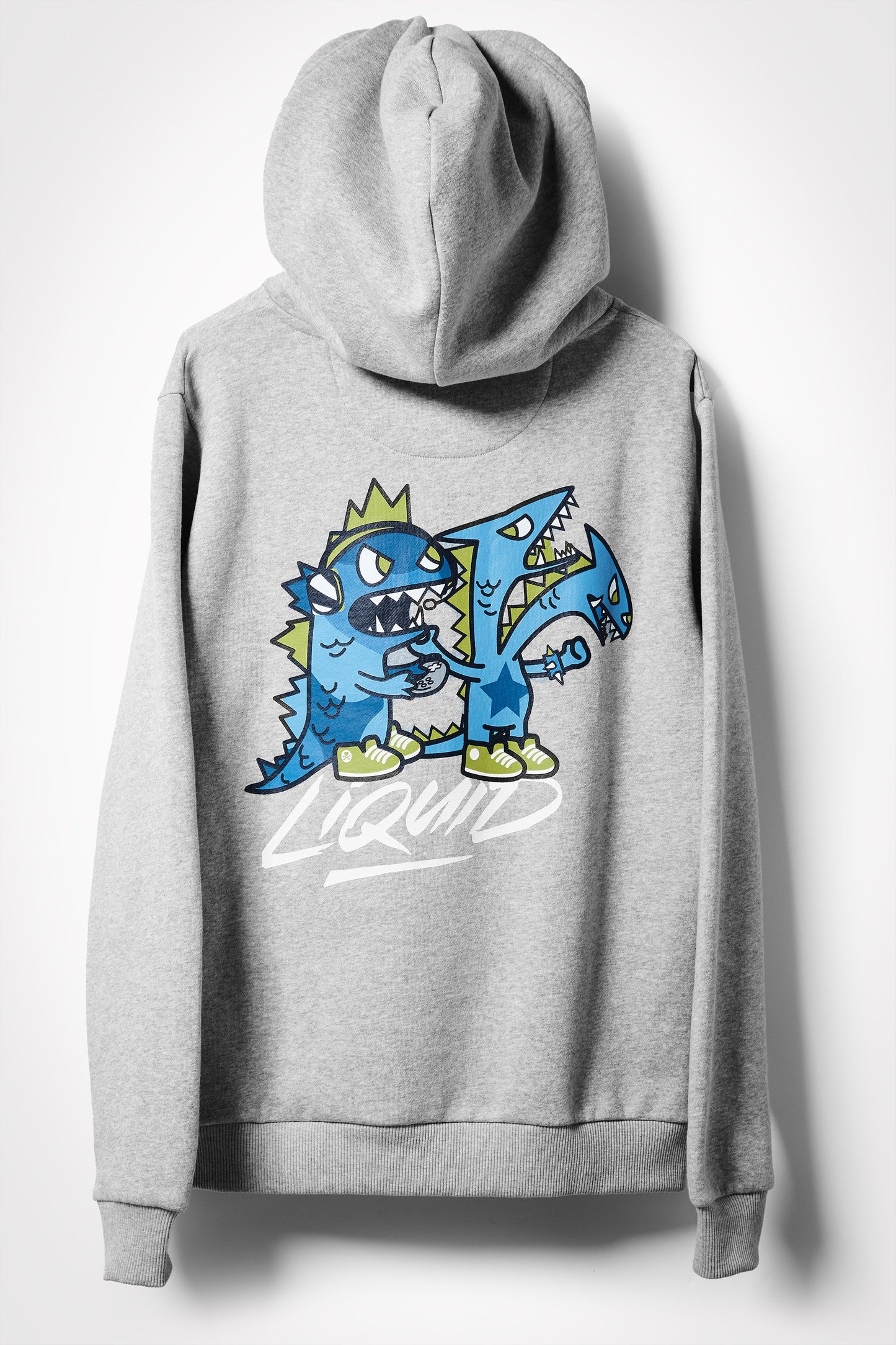 TOKIDOKI x LIQUID DRAGON GAMERS SWEATSHIRT - GREY HEATHER - Team Liquid