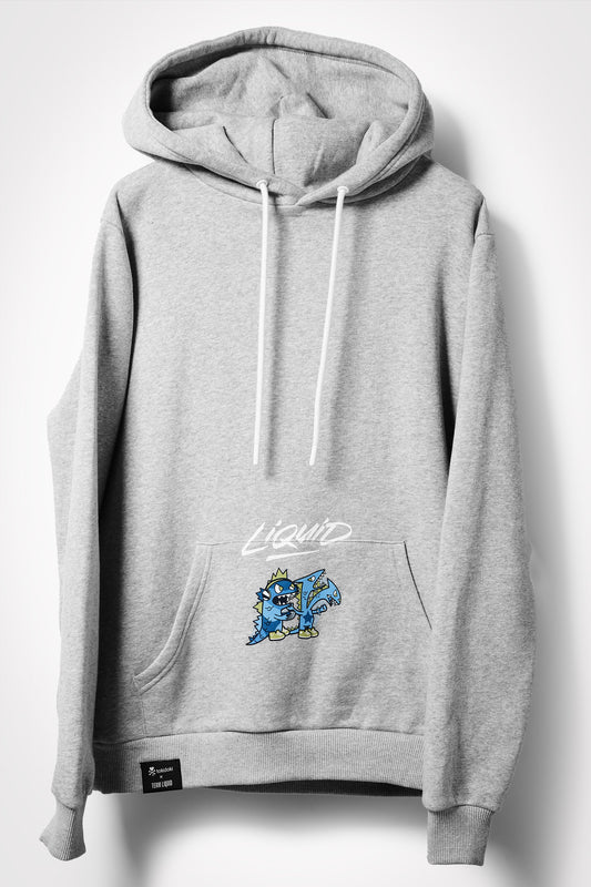 TOKIDOKI x LIQUID DRAGON GAMERS SWEATSHIRT - GREY HEATHER - Team Liquid