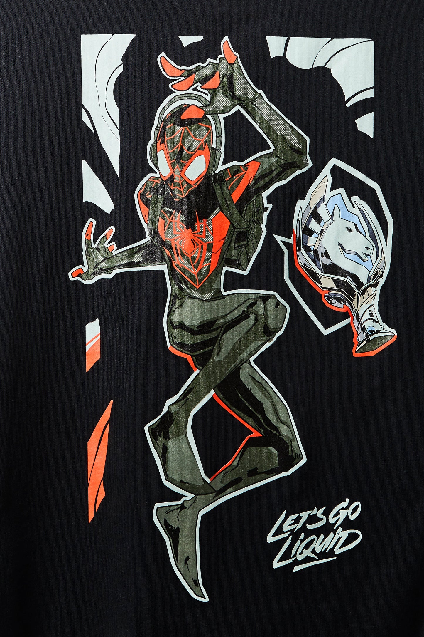 LIQUID X MARVEL MILES MORALES SHORT SLEEVE TEE - Team Liquid