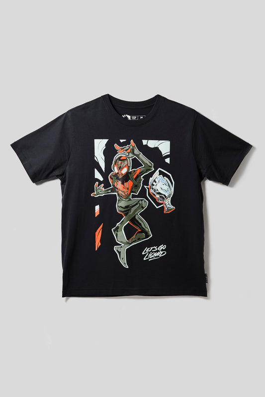 LIQUID X MARVEL MILES MORALES SHORT SLEEVE TEE