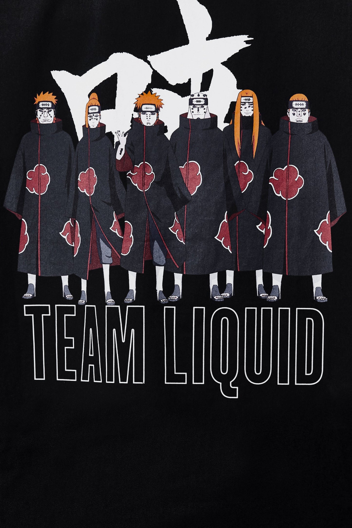 LIQUID x NARUTO AKATSUKI SIX PATHS OF PAIN SHORT SLEEVE TECH HOODIE - Team Liquid